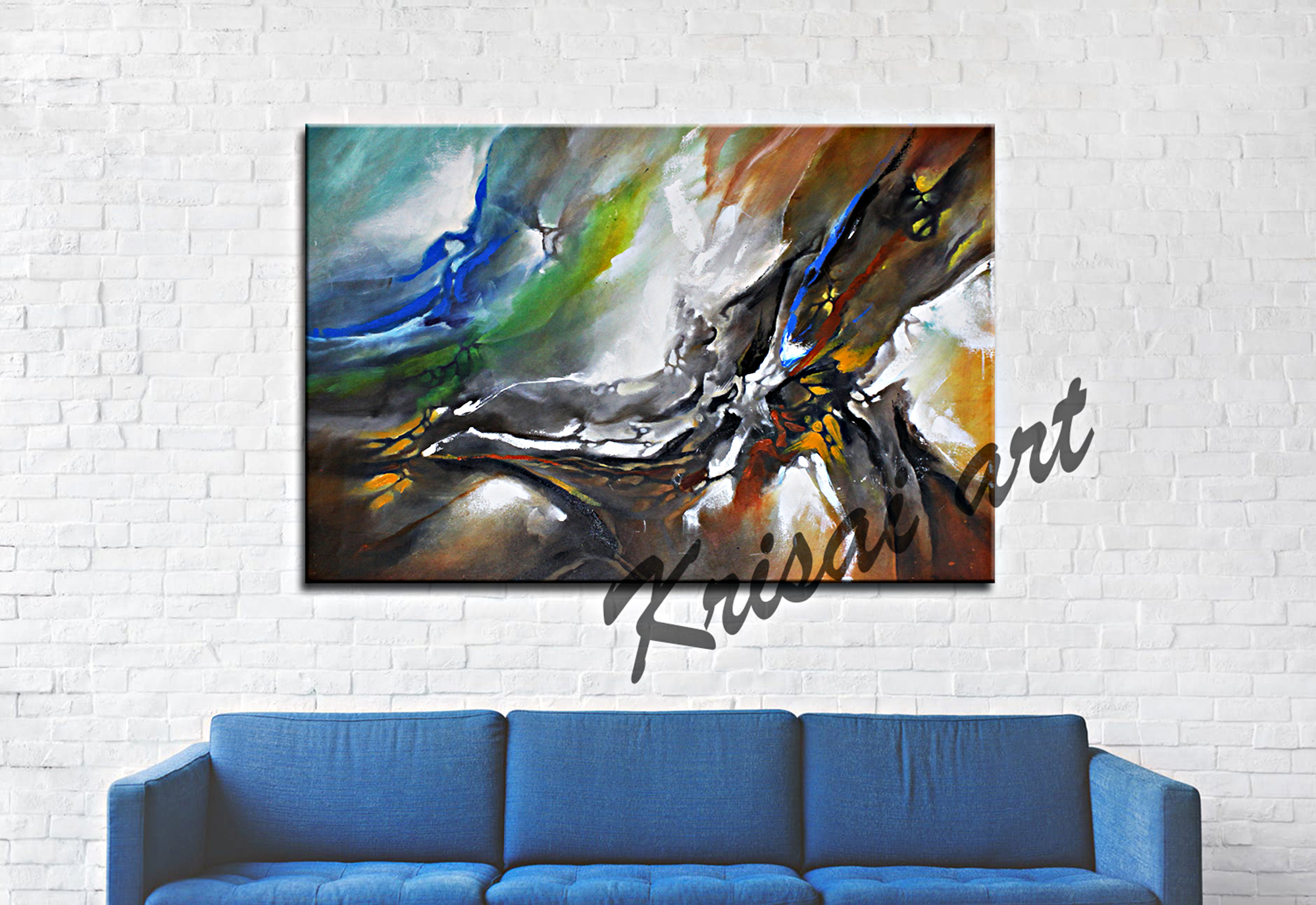 Grand Canyon Abstract Canvas Painting