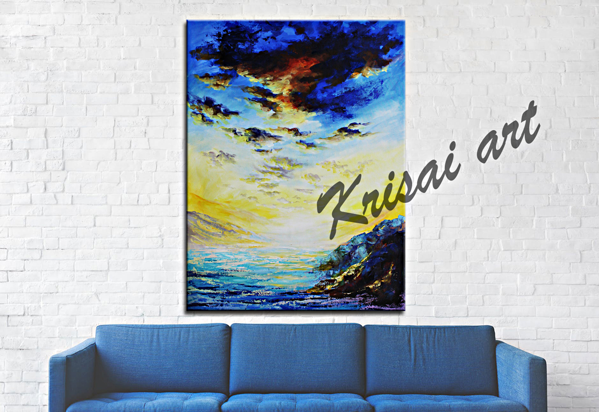 The New Beginning Seascape Canvas Painting