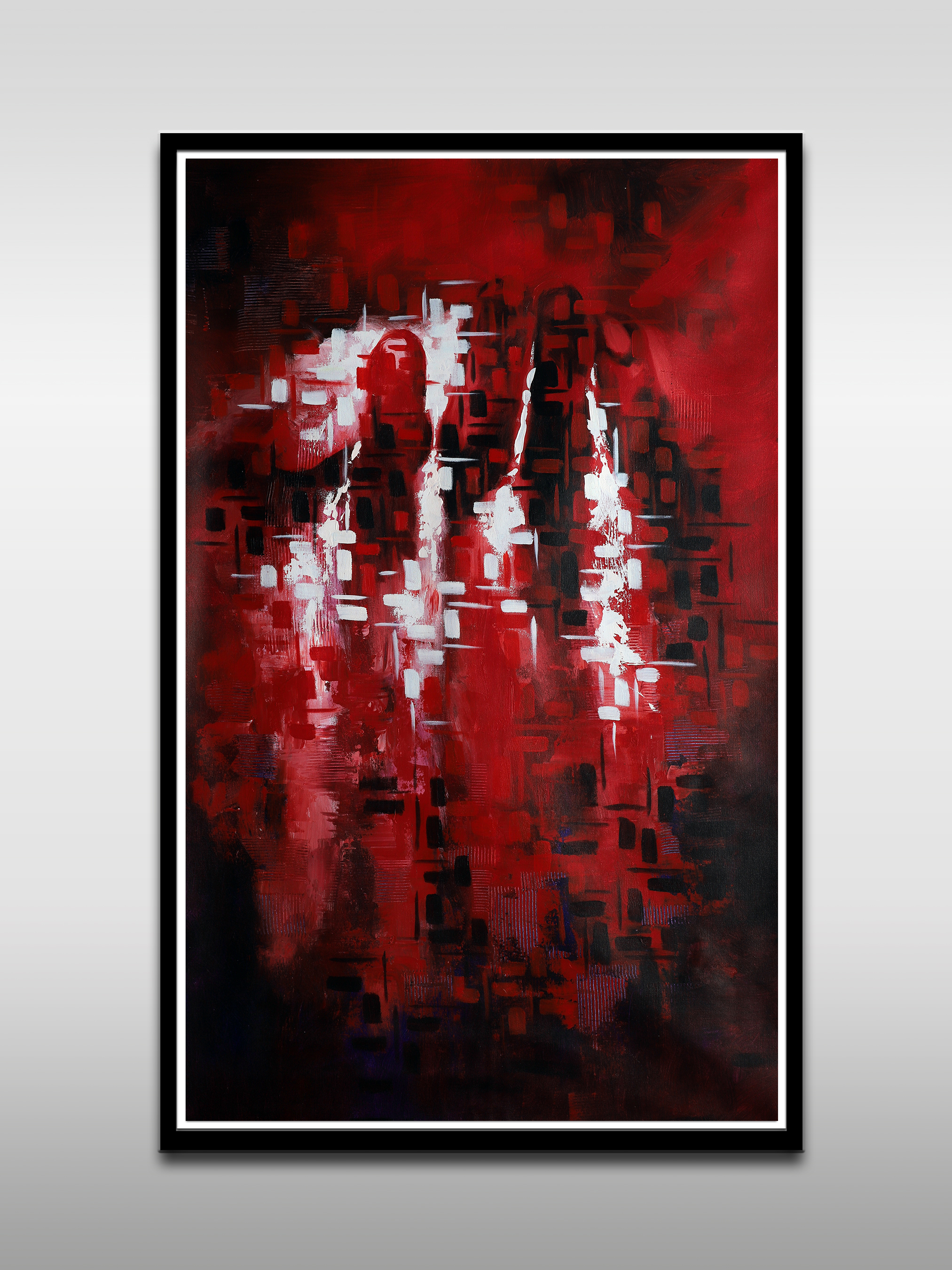 Intense Love Hand Abstract Painting