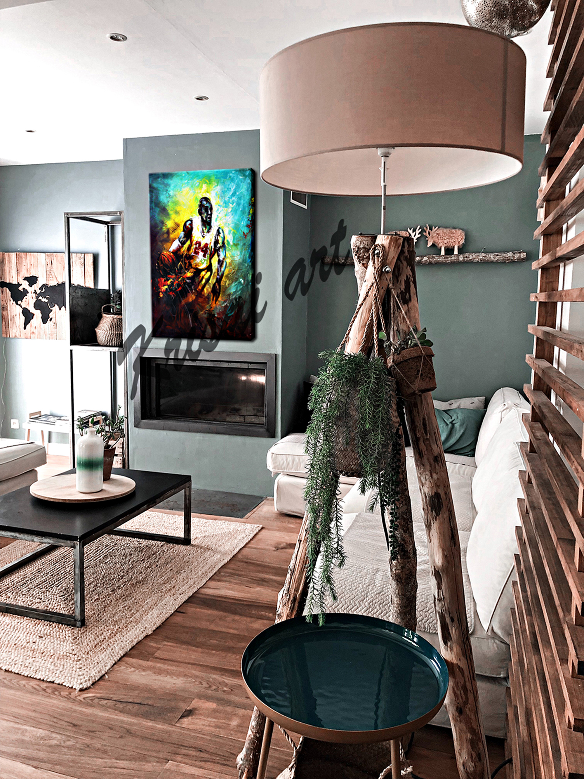 The Basketball Diaries Abstract Canvas Art