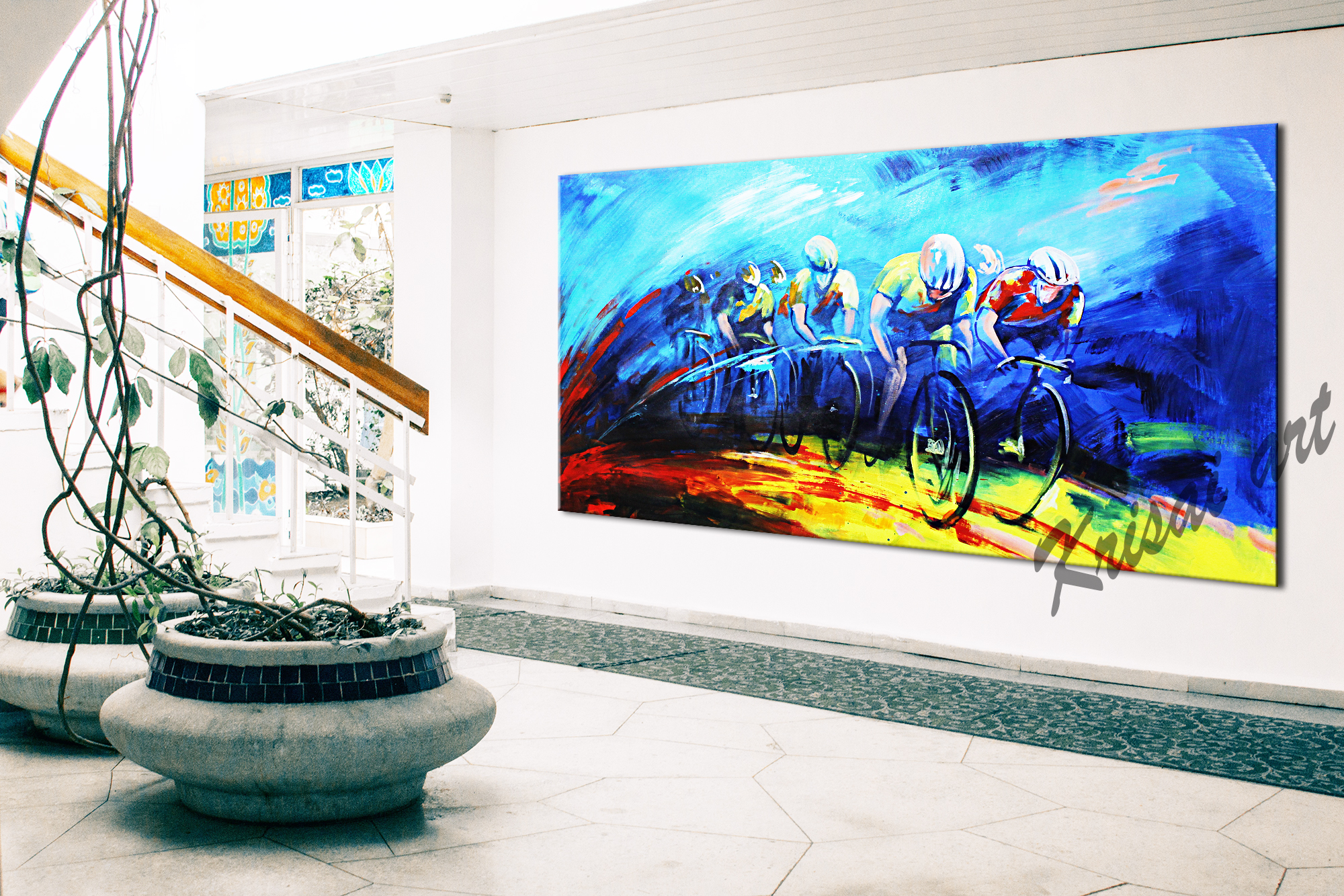 Race To Win Sport painting