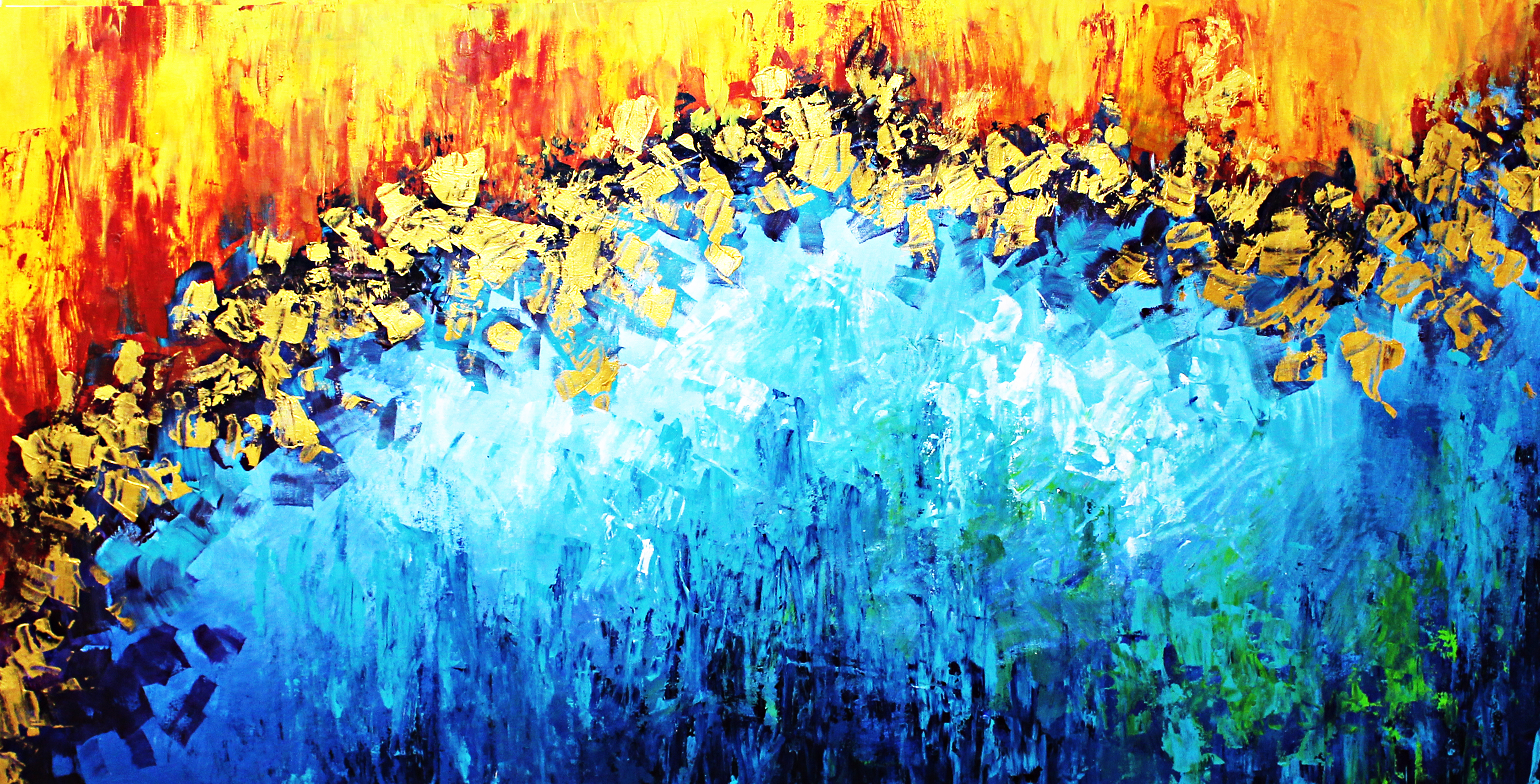 The Celebration Modern Abstract Art