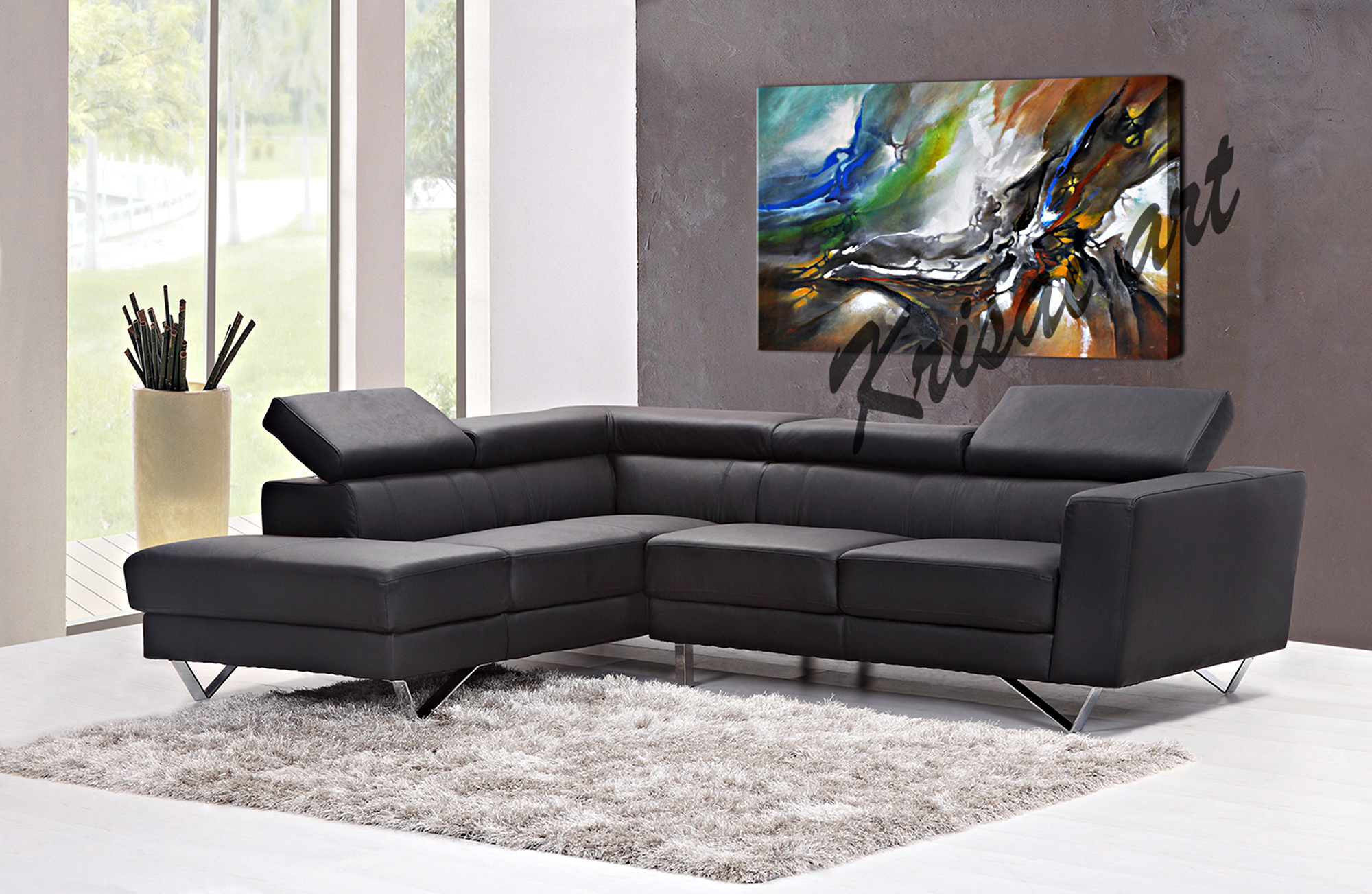 Grand Canyon Abstract Canvas Painting