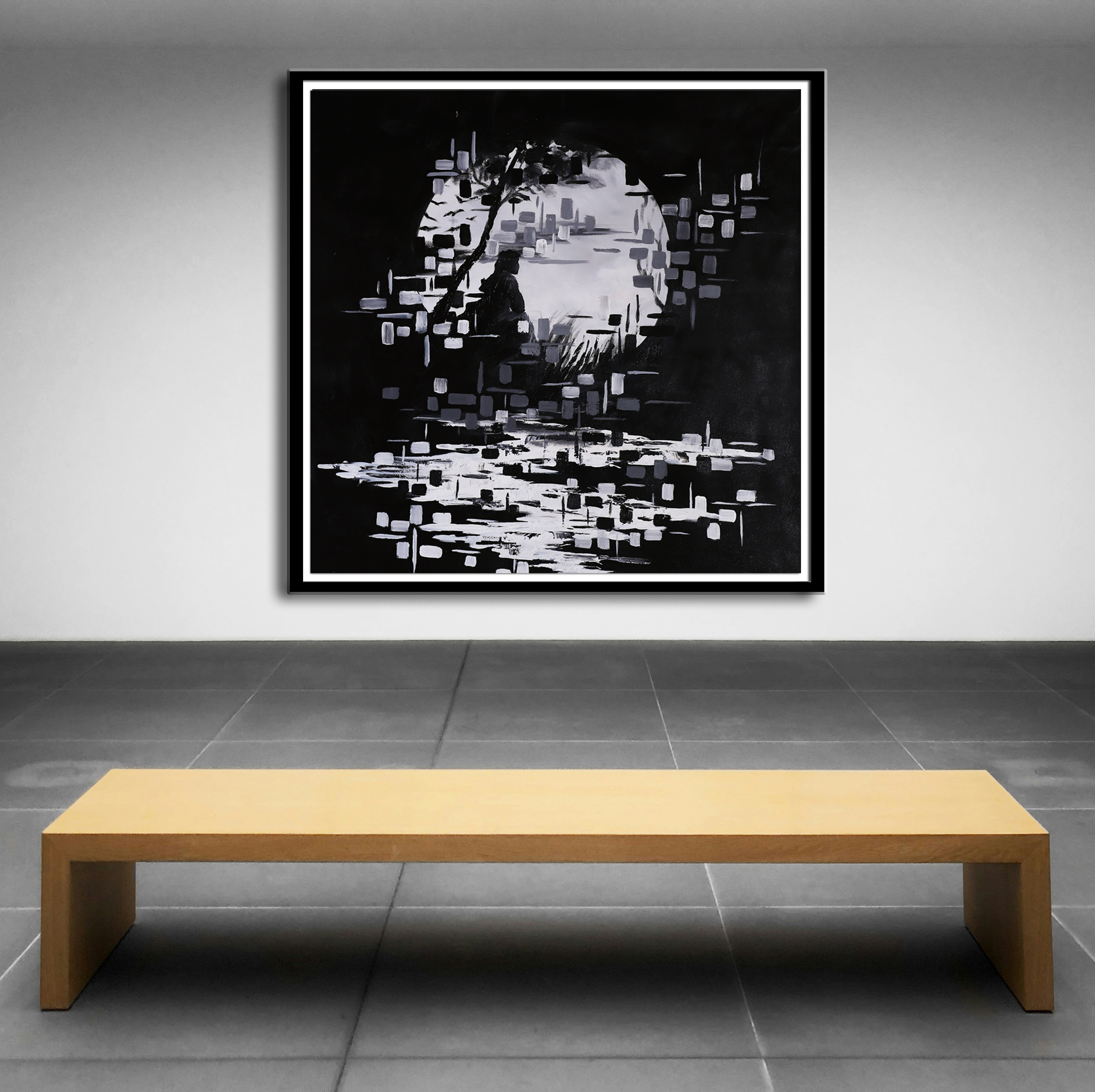 Modern Meditation Abstract Art Painting