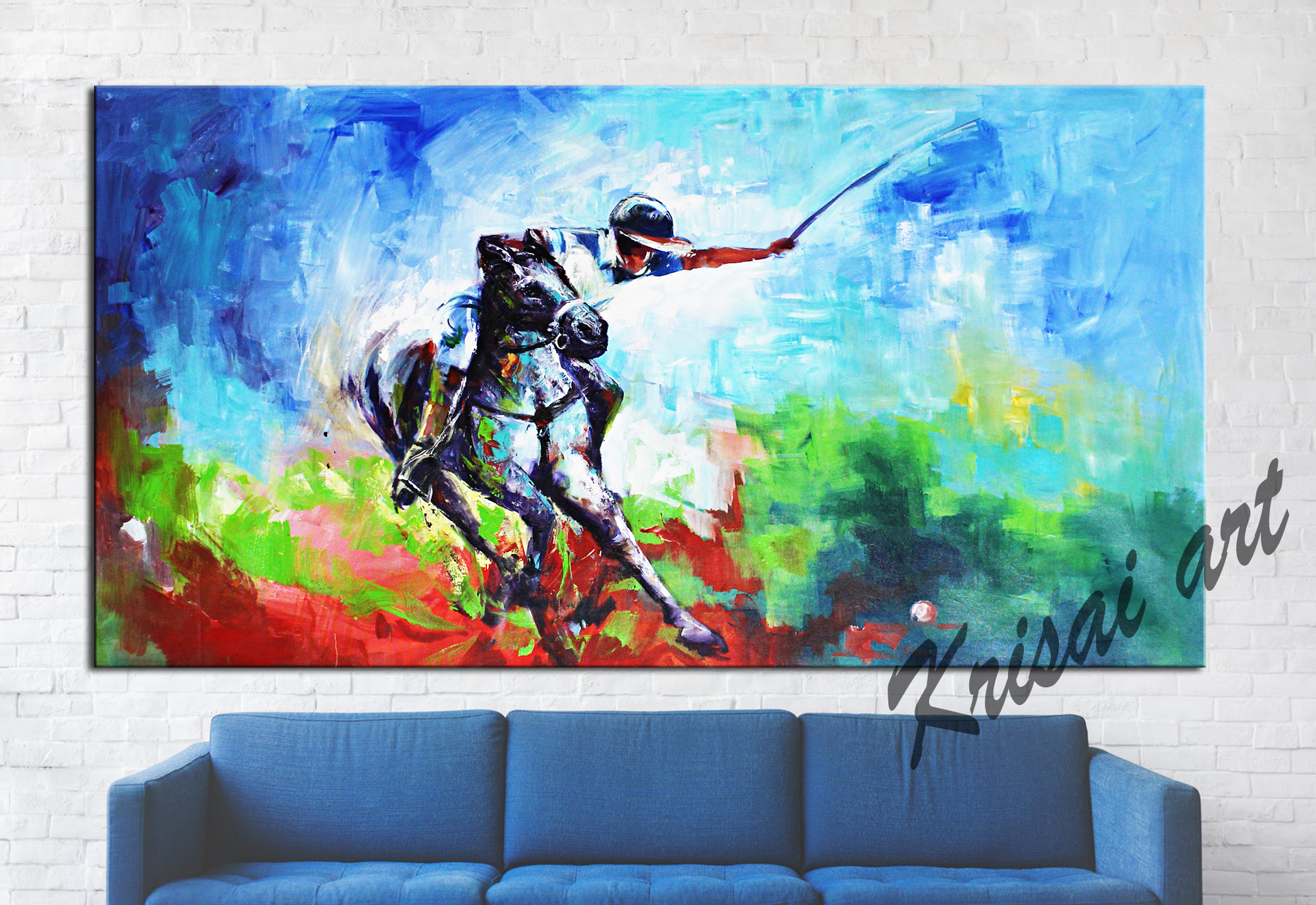 Aim Your Target Polo Sport Painting
