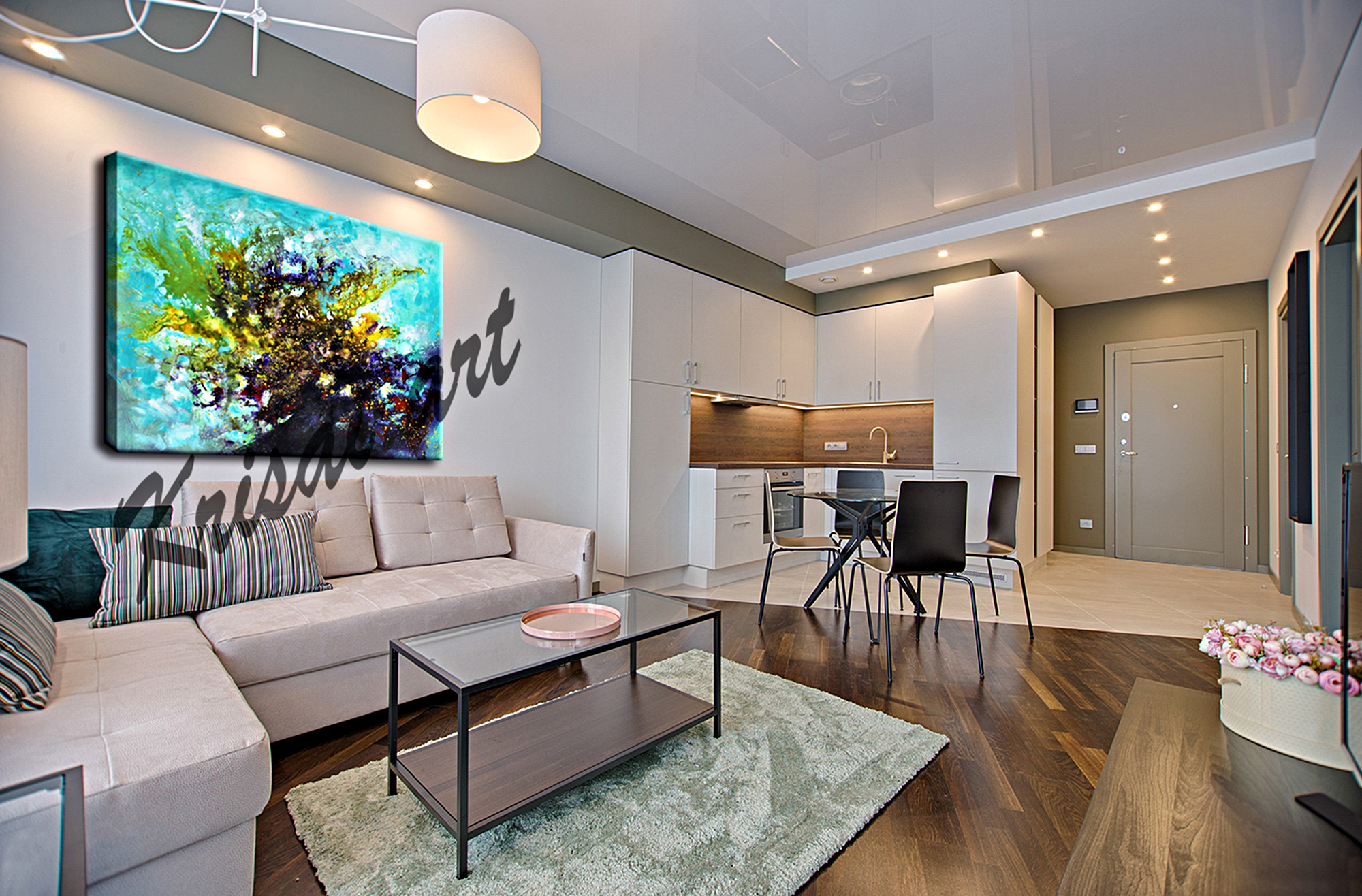 Playful Colors Canvas Painting