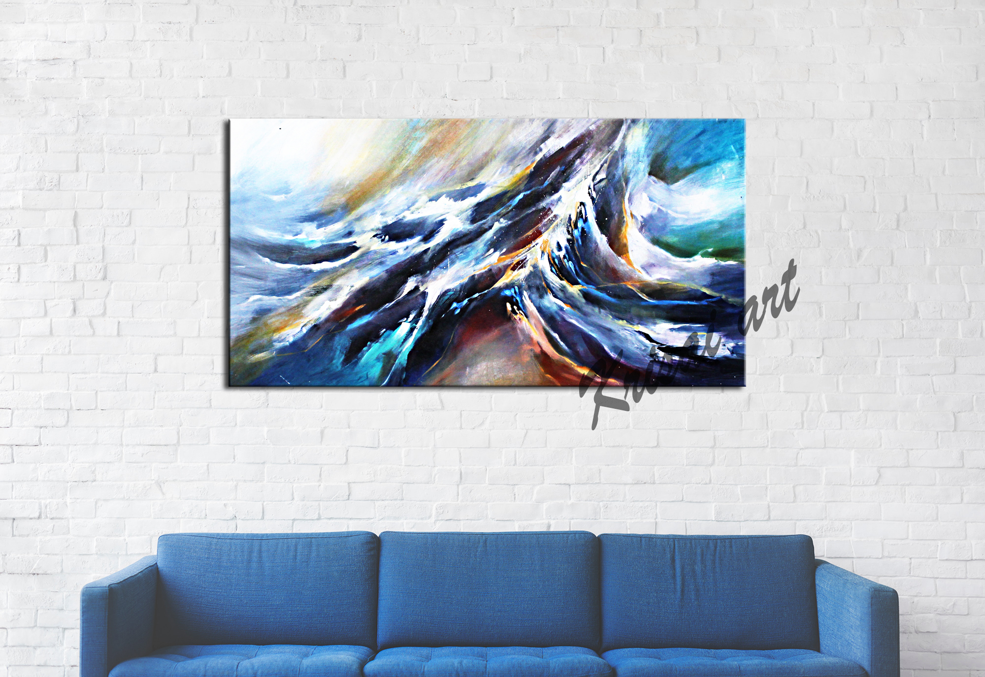 Excitement Abstract Painting