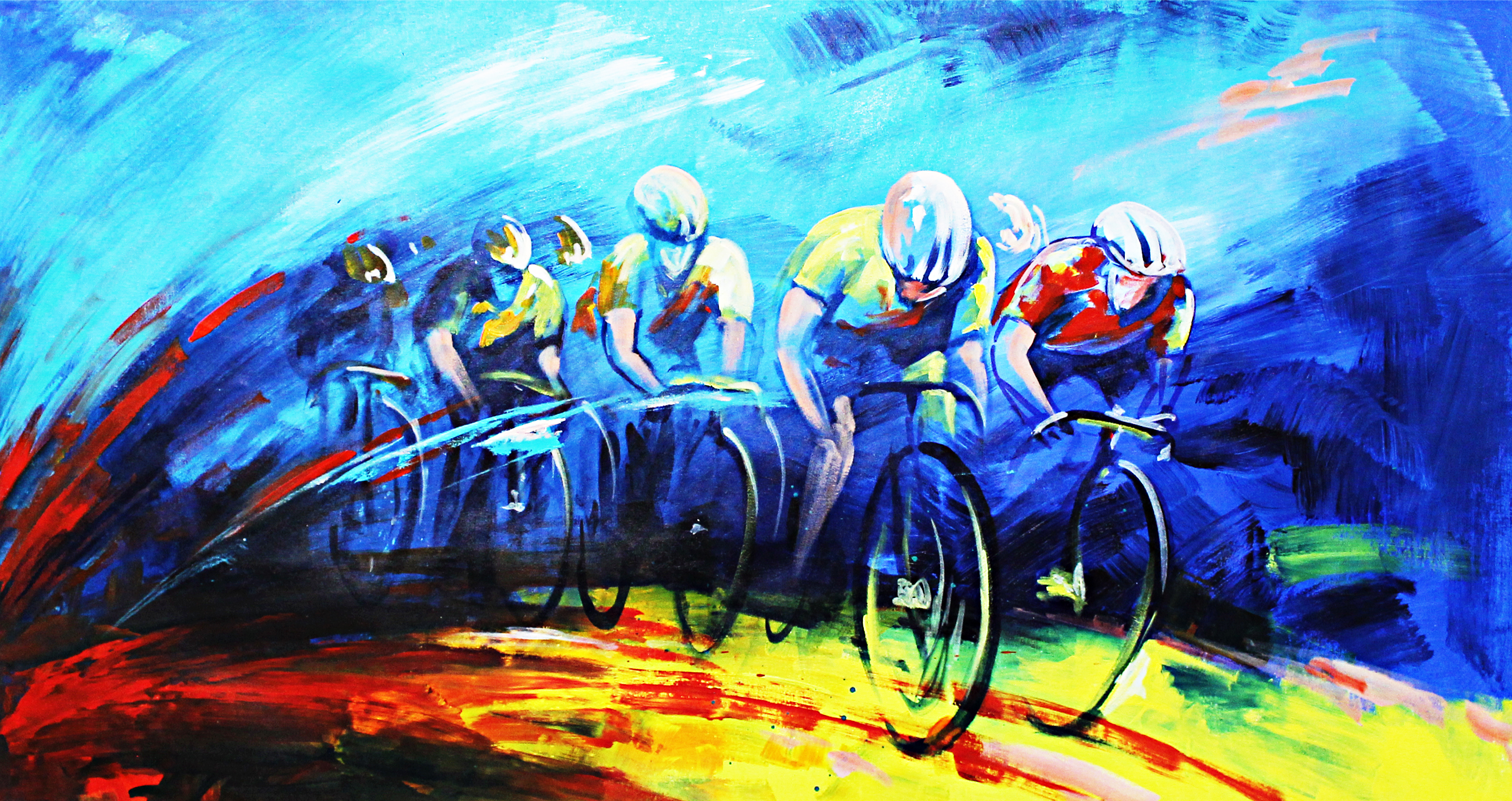 Race To Win Sport painting