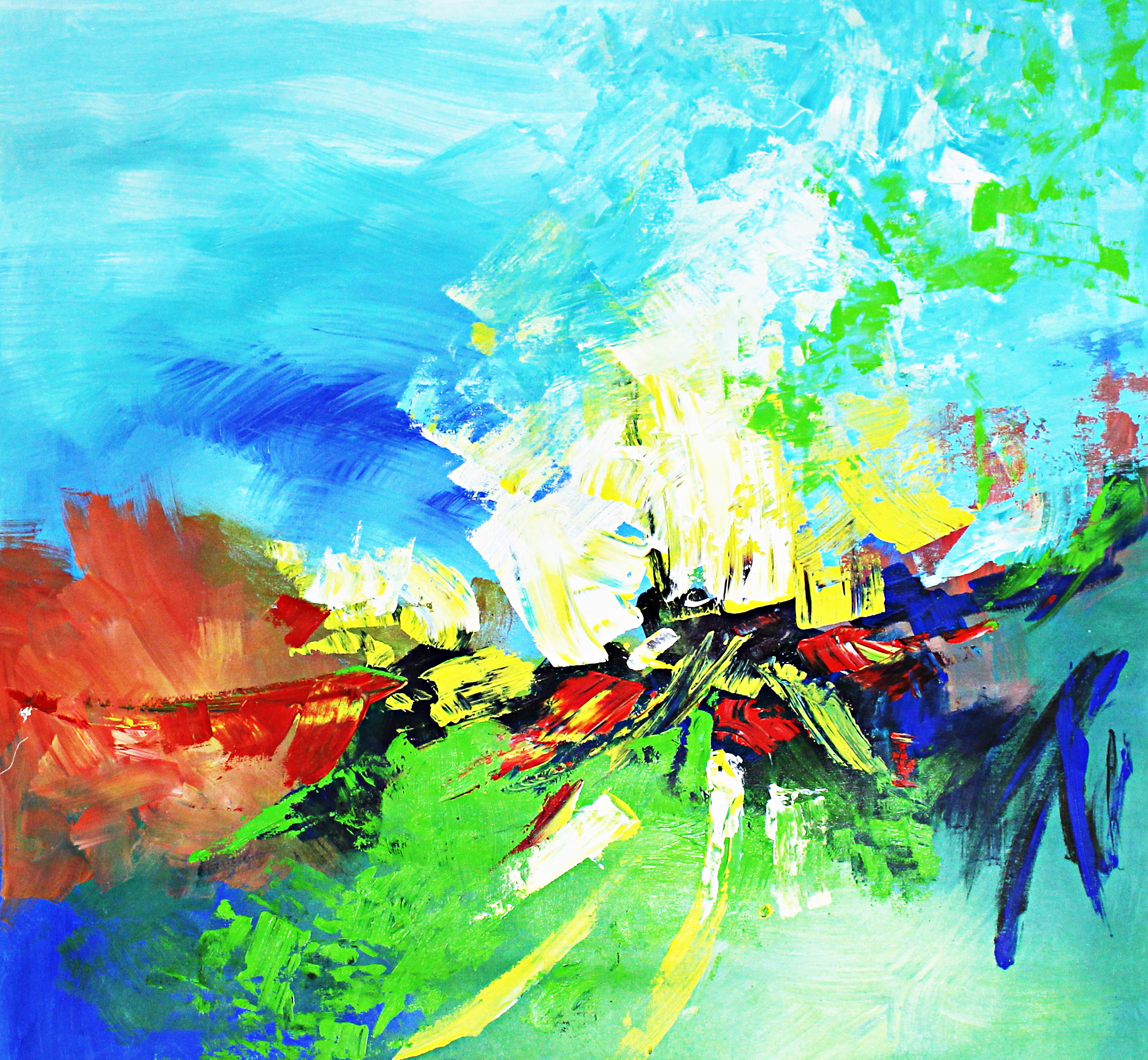 The Glorious City Abstract Painting