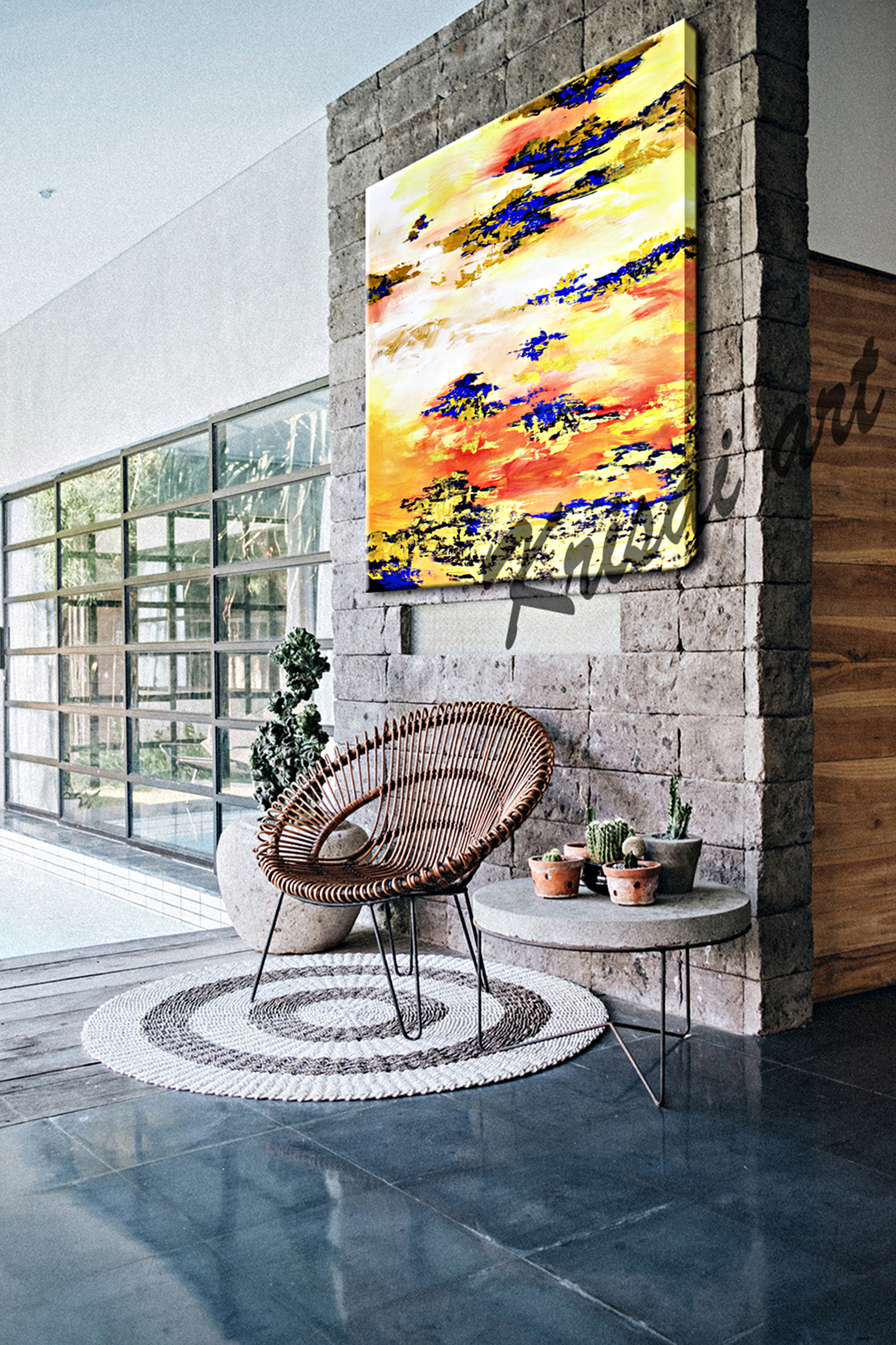 The Glory of The Sunrise Canvas Painting