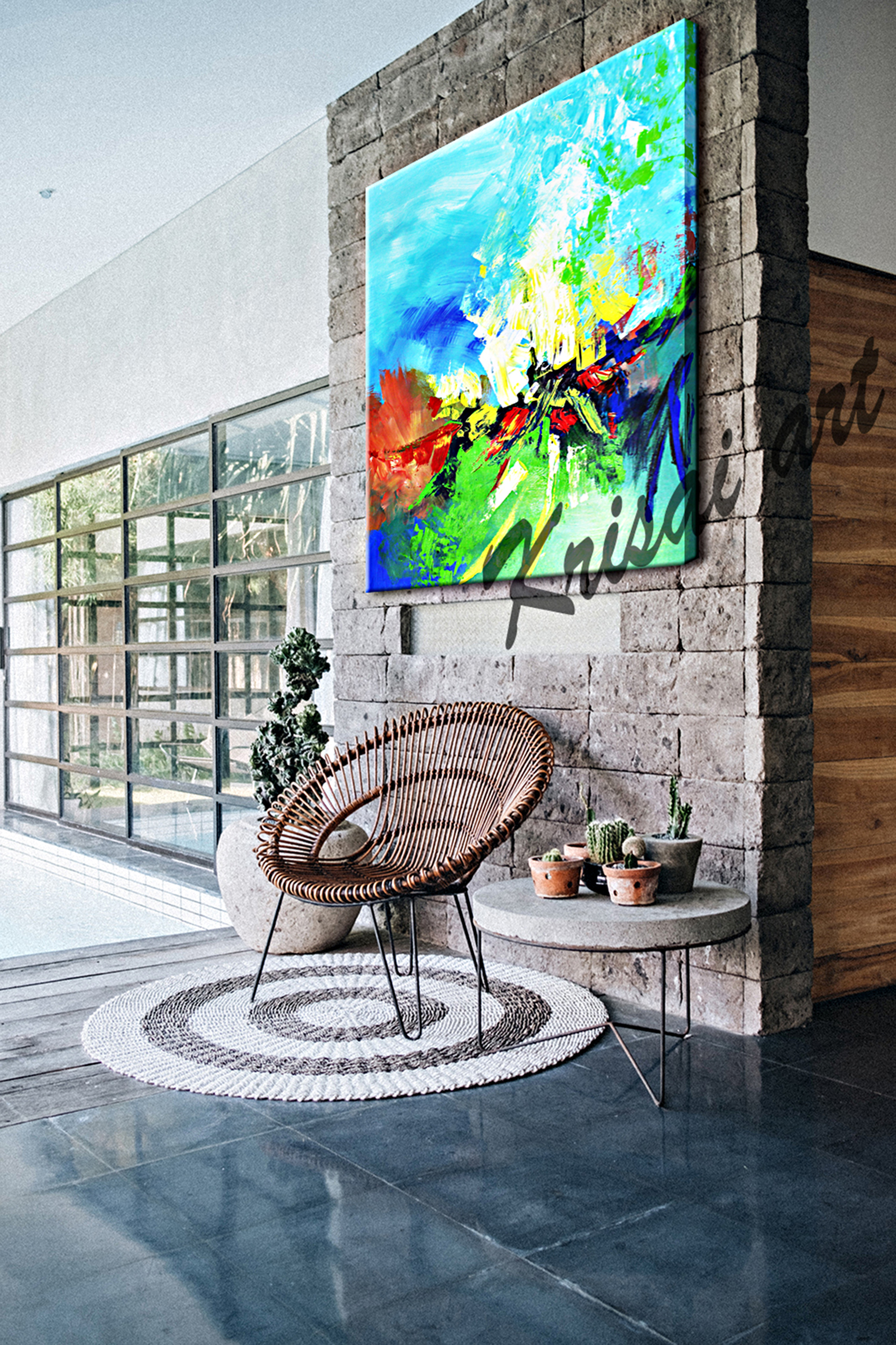 The Glorious City Abstract Painting