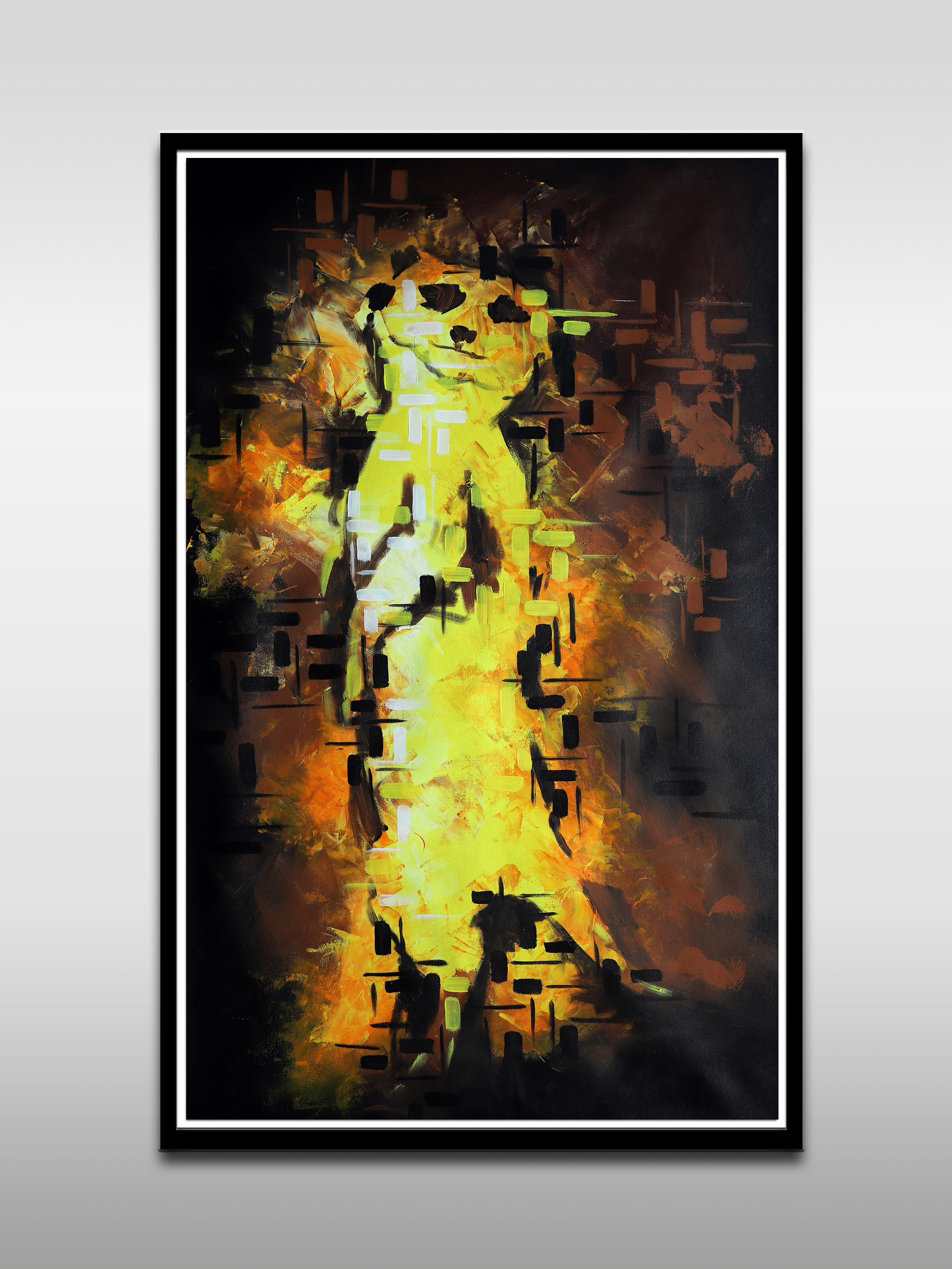Mysterious Meerkat Abstract Art