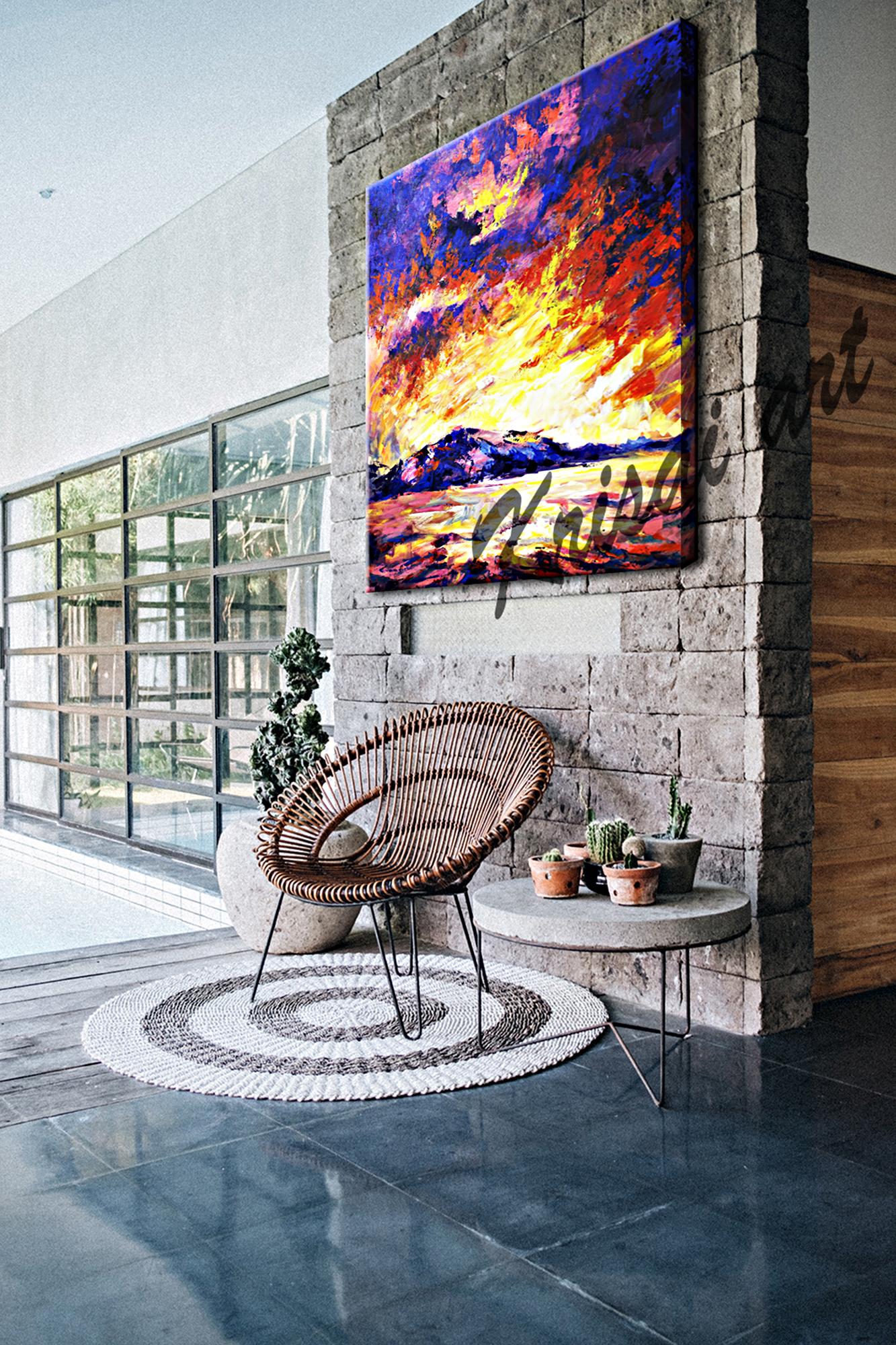 The Dreamland Landscape modern abstract art