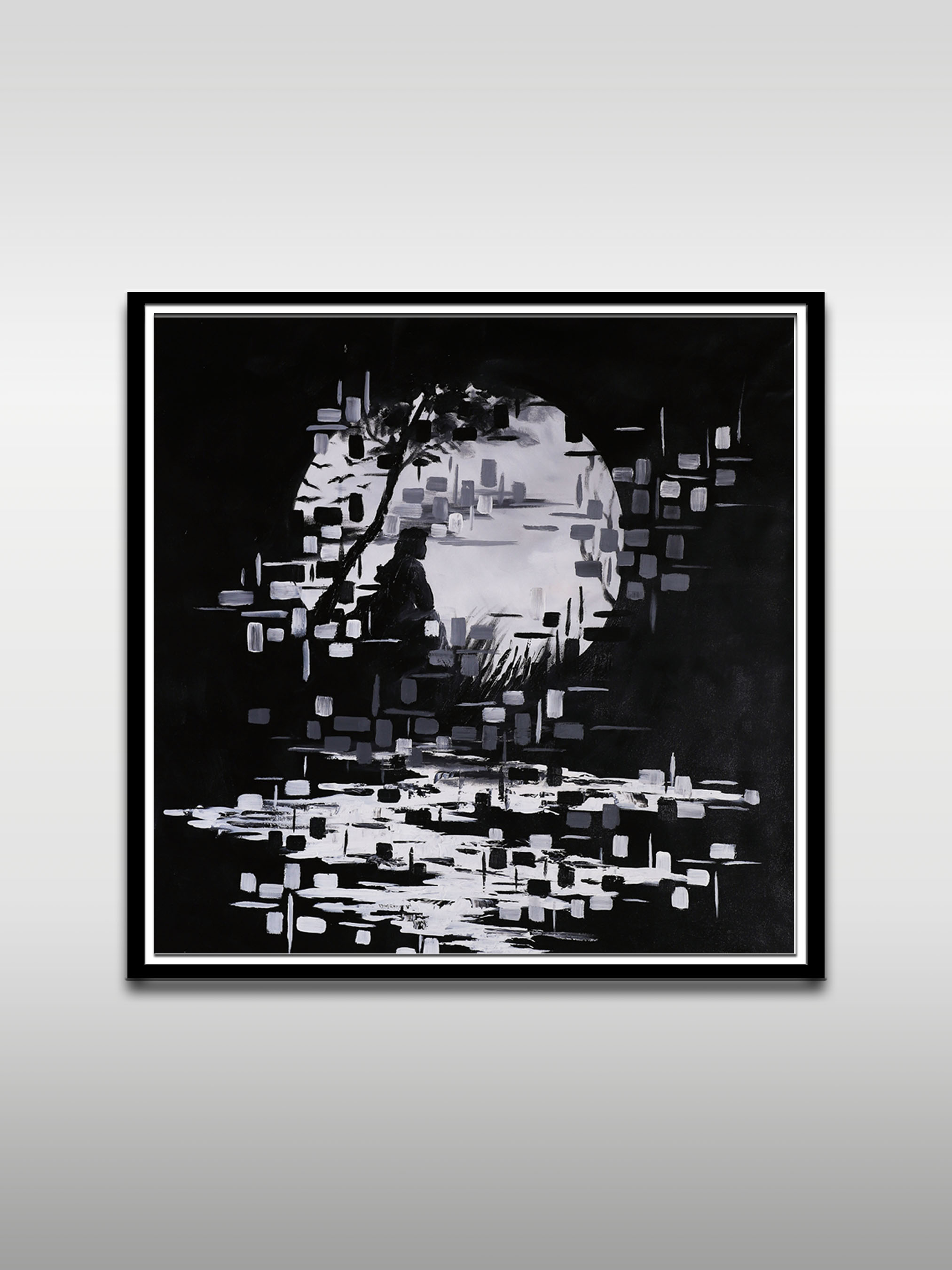 Modern Meditation Abstract Art Painting