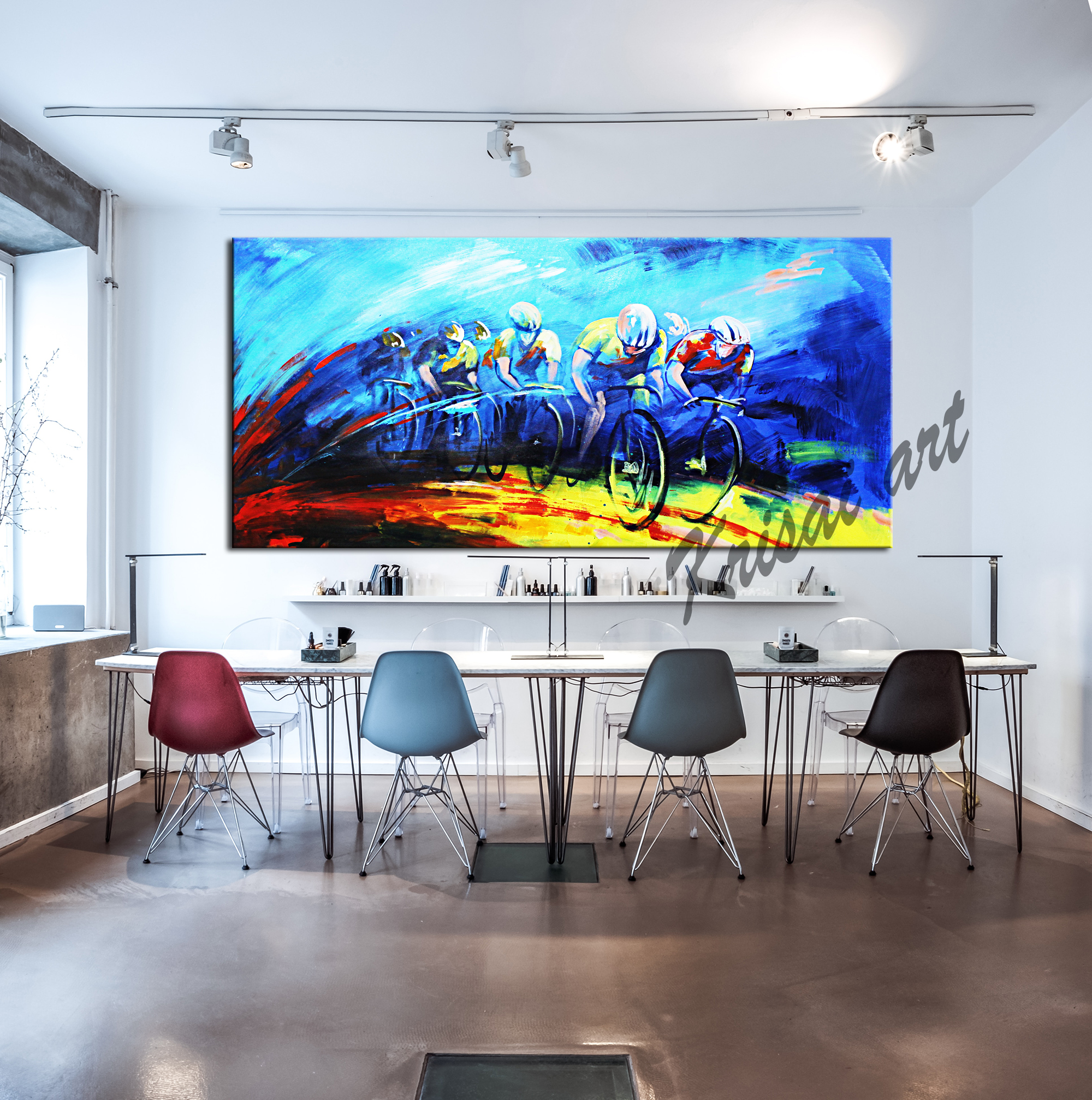 Race To Win Sport painting