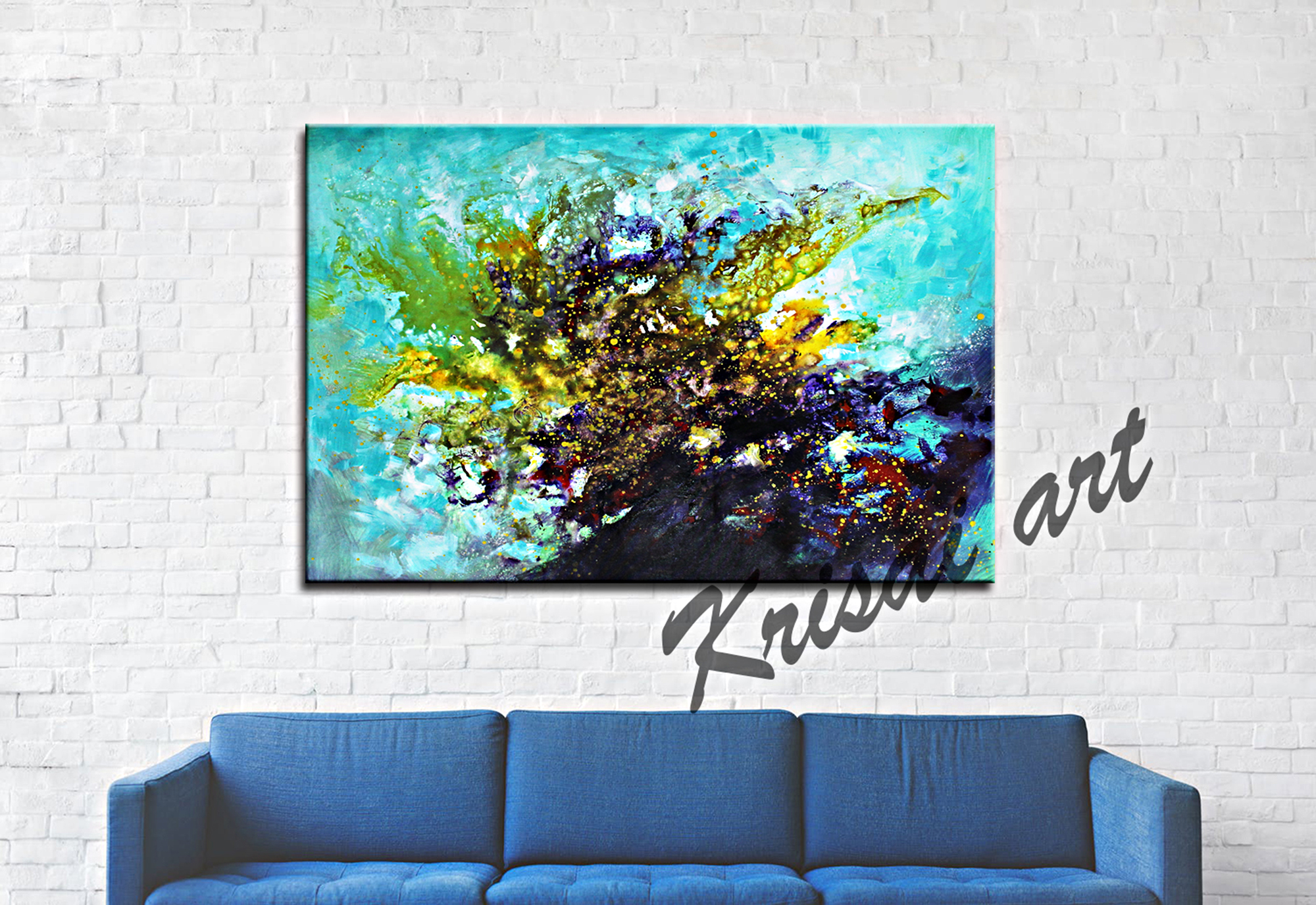 Playful Colors Canvas Painting
