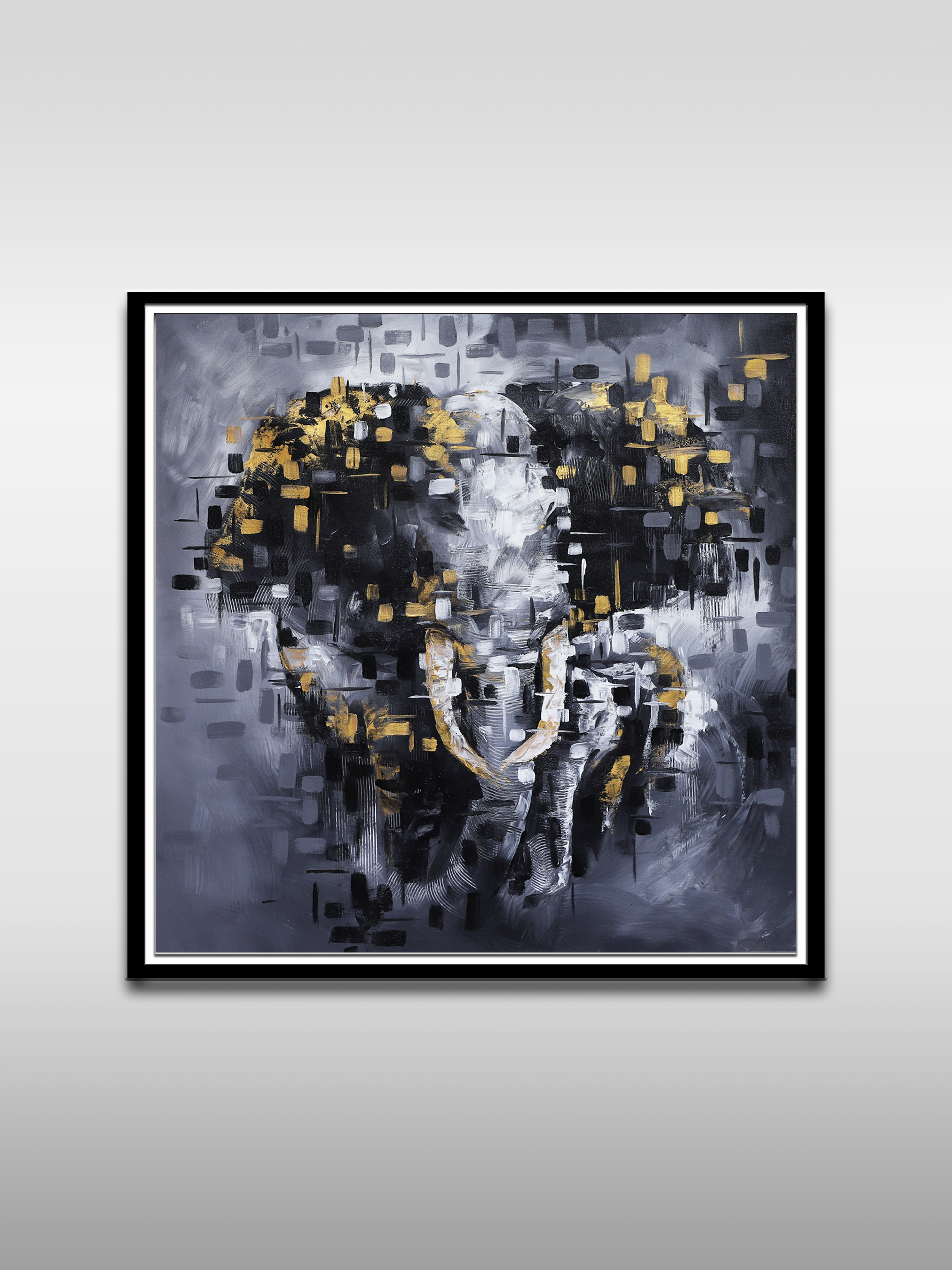 Elephant Family Power Modern Wall Art