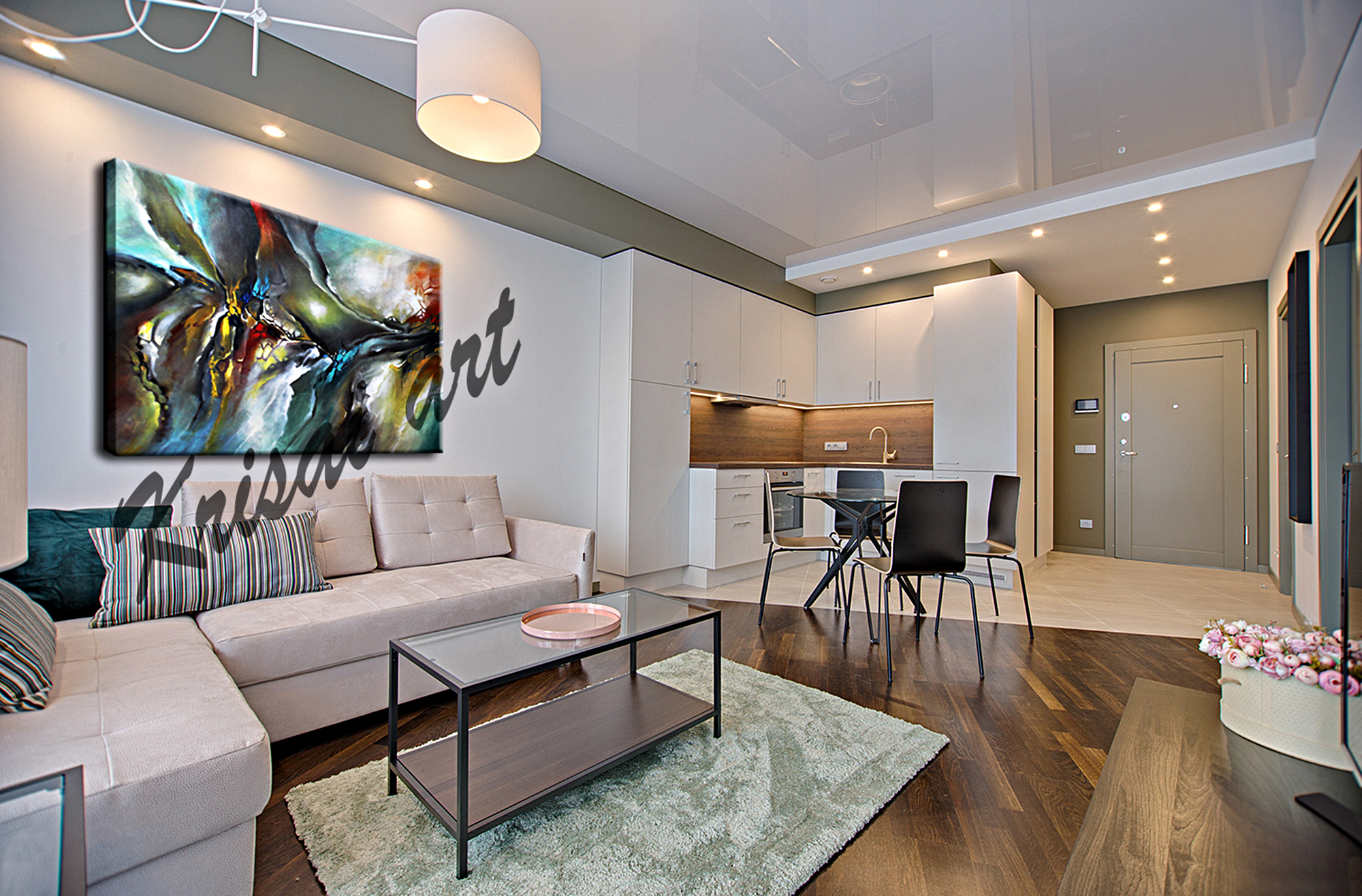 Hidden Treasure Large Abstract Wall Art