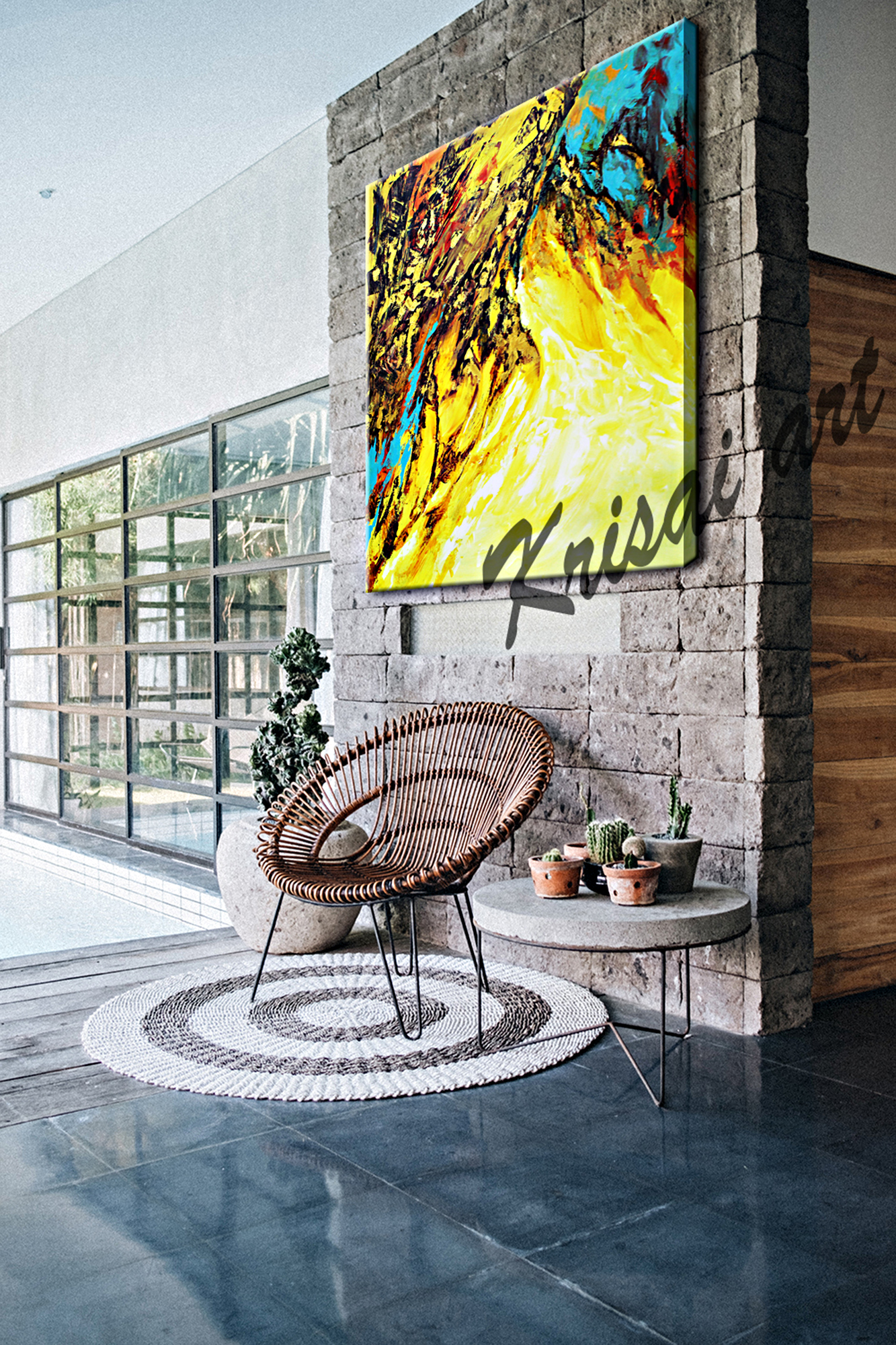 The Inner Fire modern abstract painting