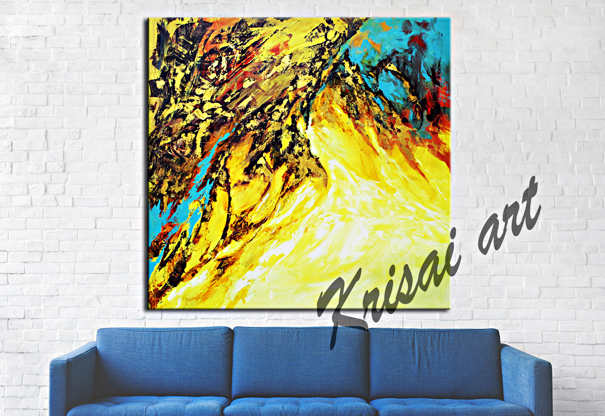 The Inner Fire modern abstract painting