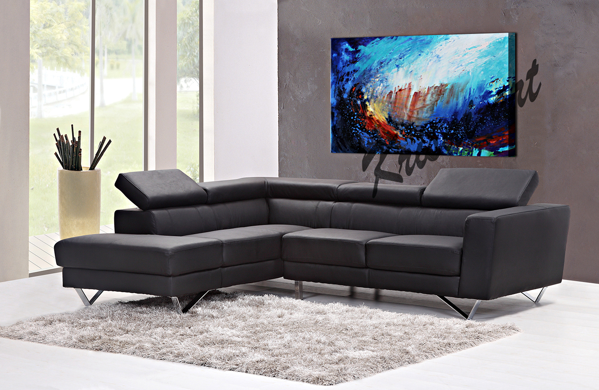 Ocean Abstract Canvas Art