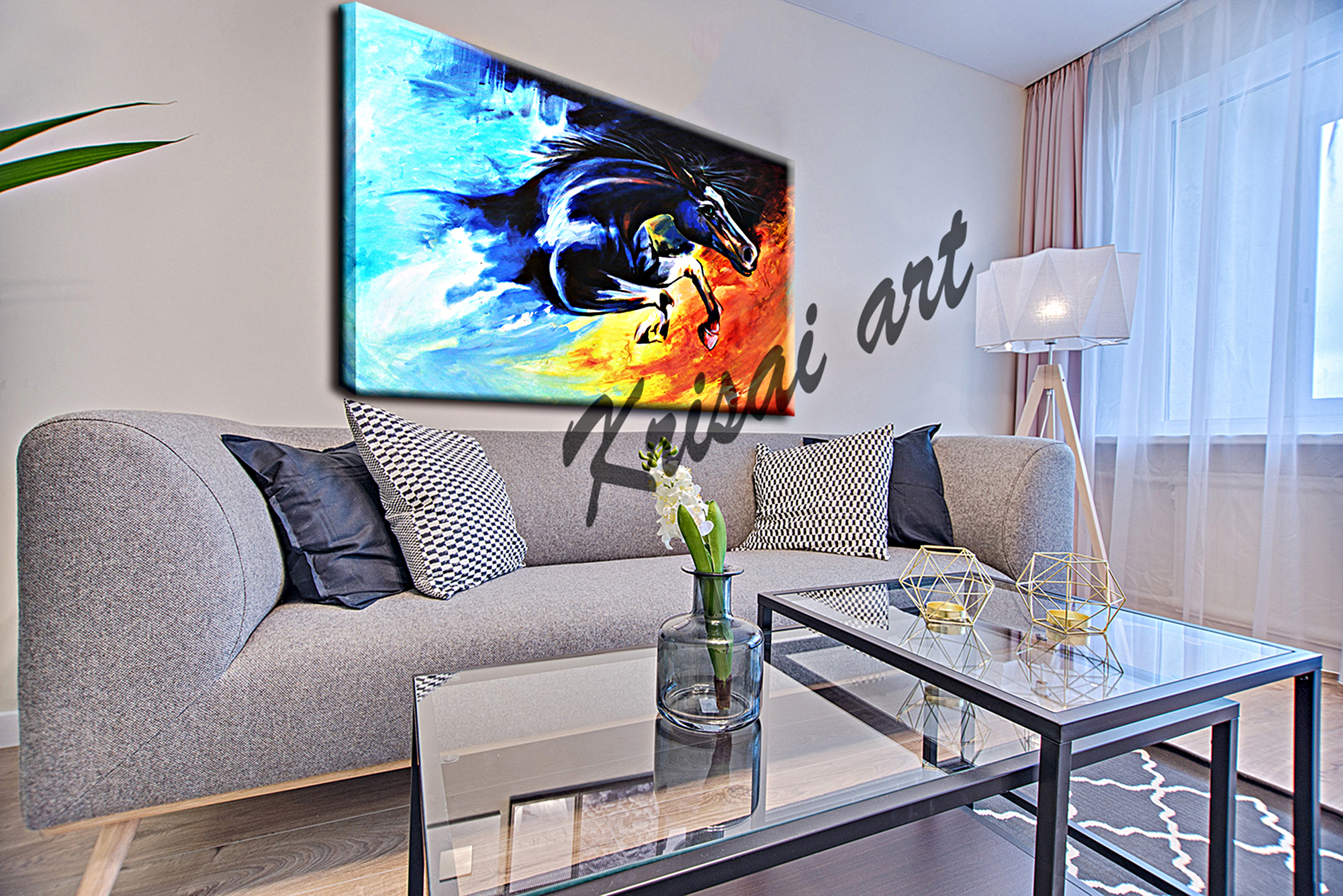 The Joy Of a Horse Canvas Painting