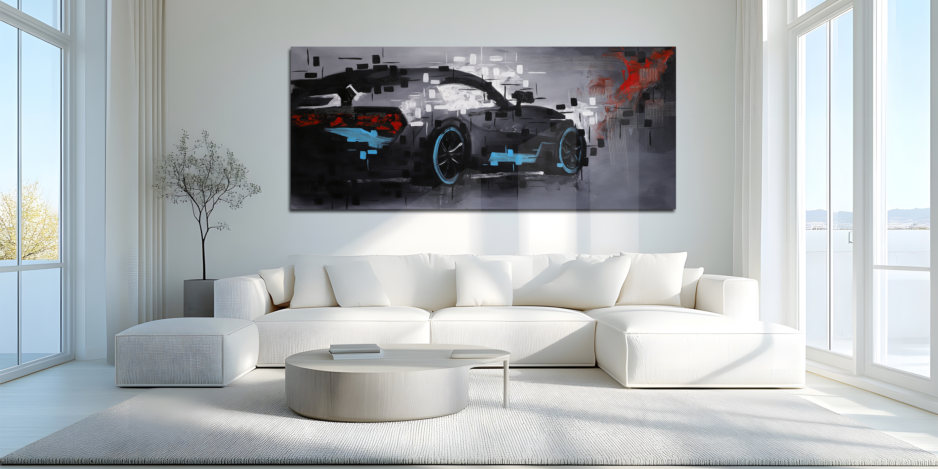 Modern Sports Car Wall Art