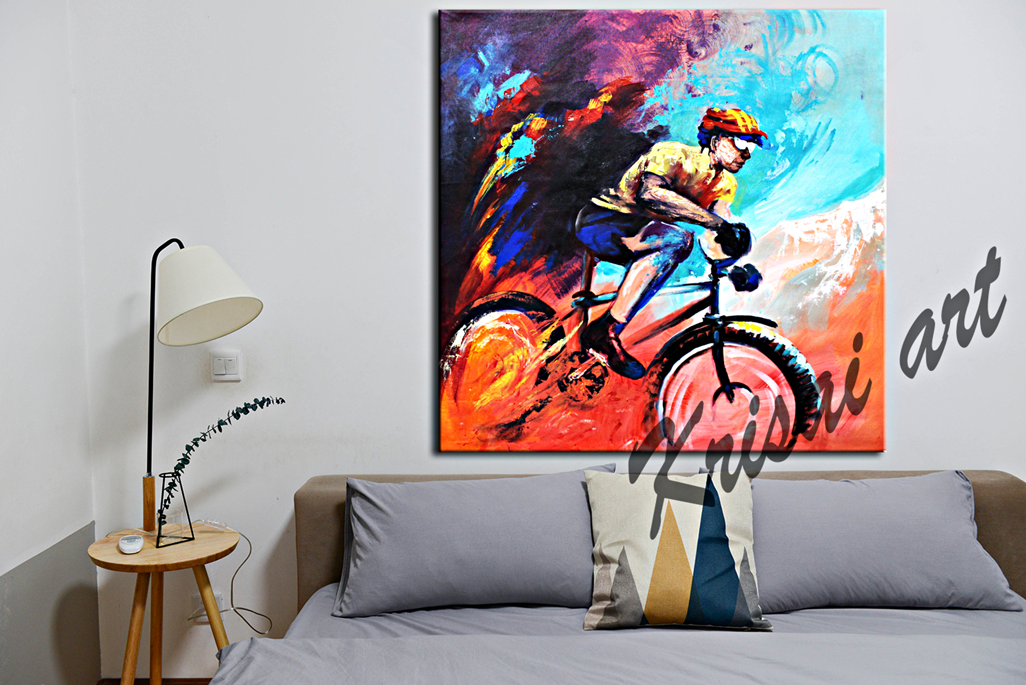 Love For Biking Sports Painting