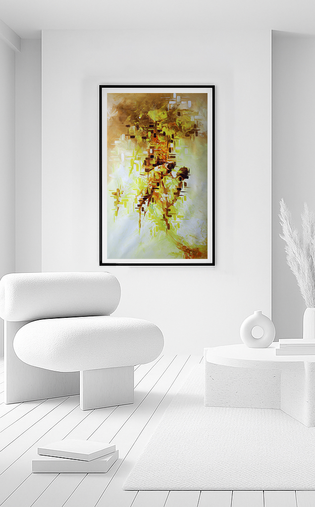 Hand In Hand Love Abstract Modern Painting