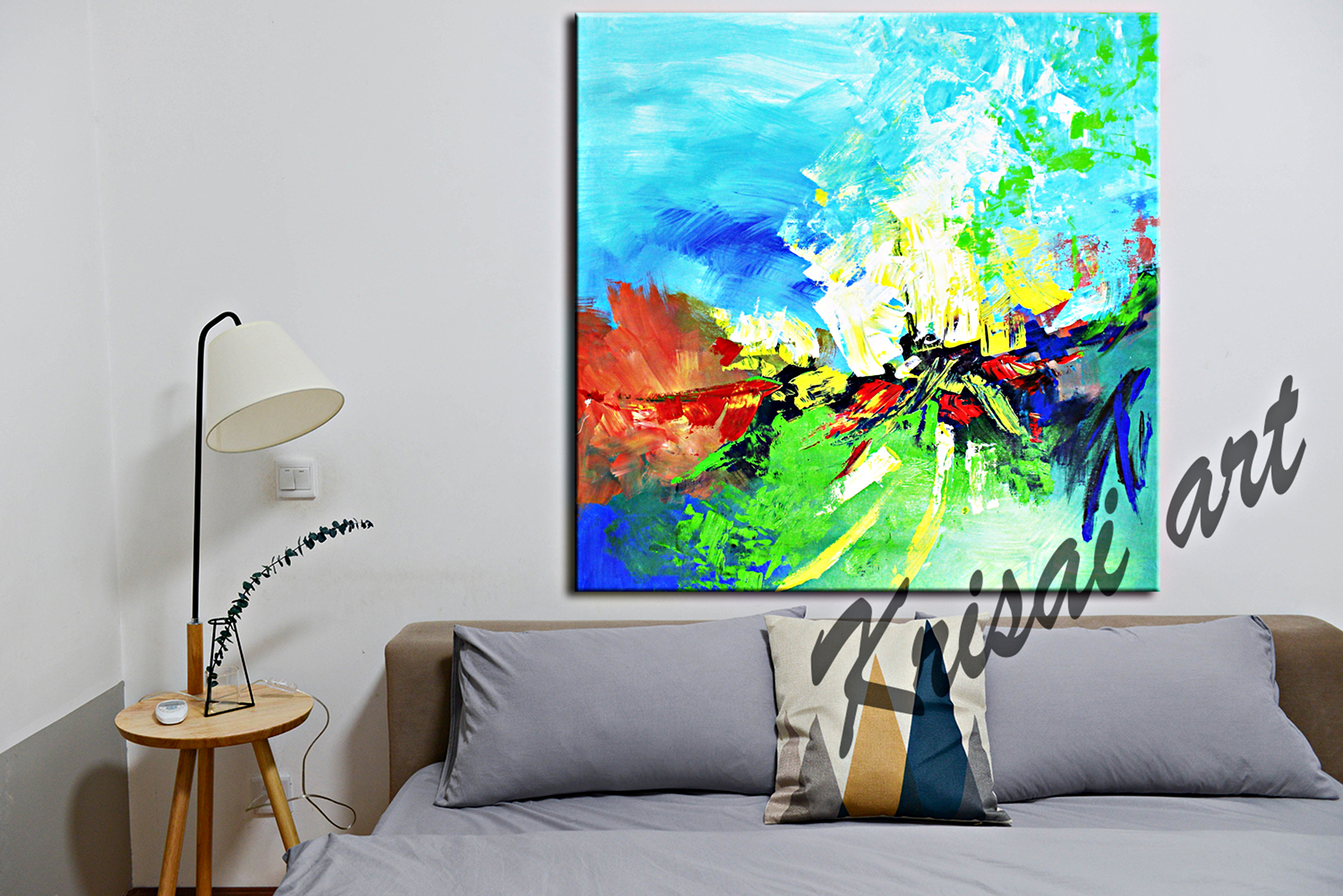 The Glorious City Abstract Painting