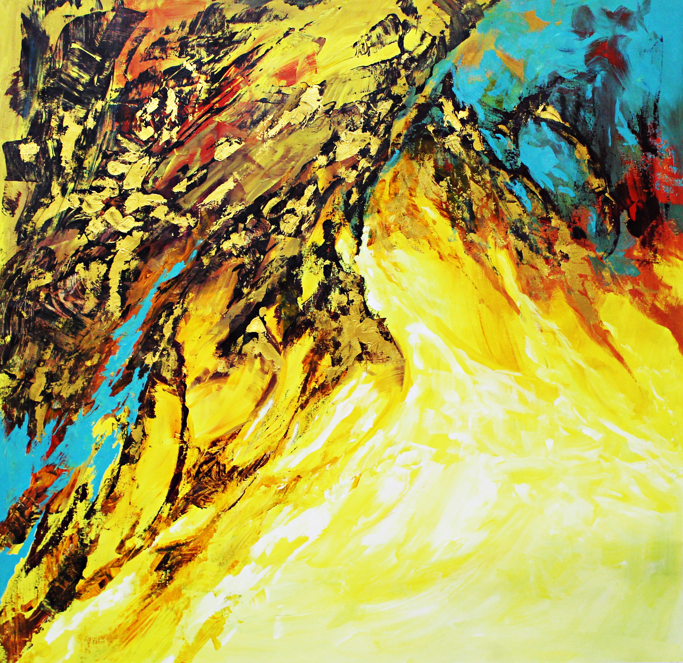 The Inner Fire modern abstract painting