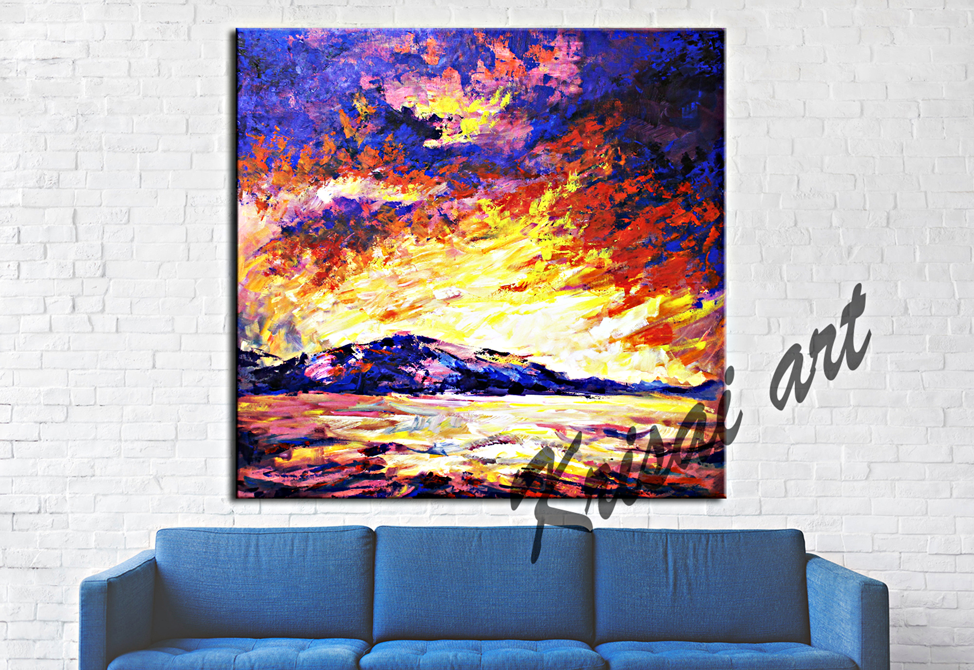 The Dreamland Landscape modern abstract art