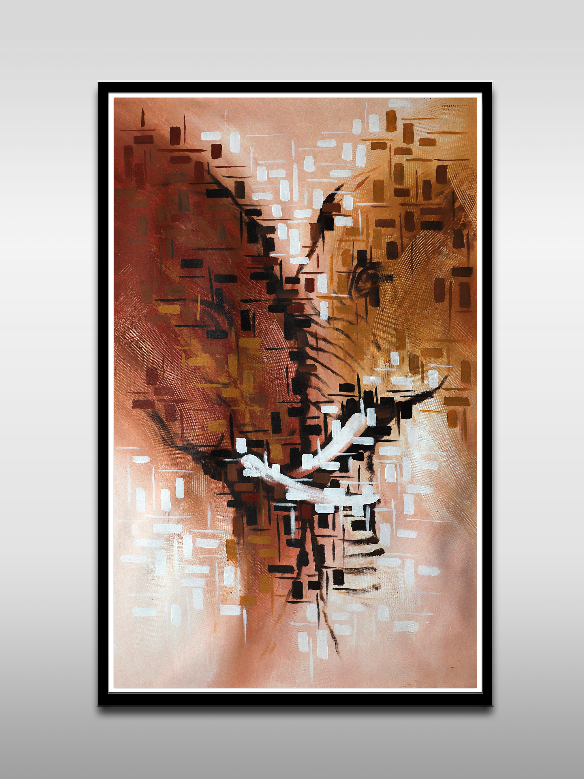 Elephant Love Abstract Art