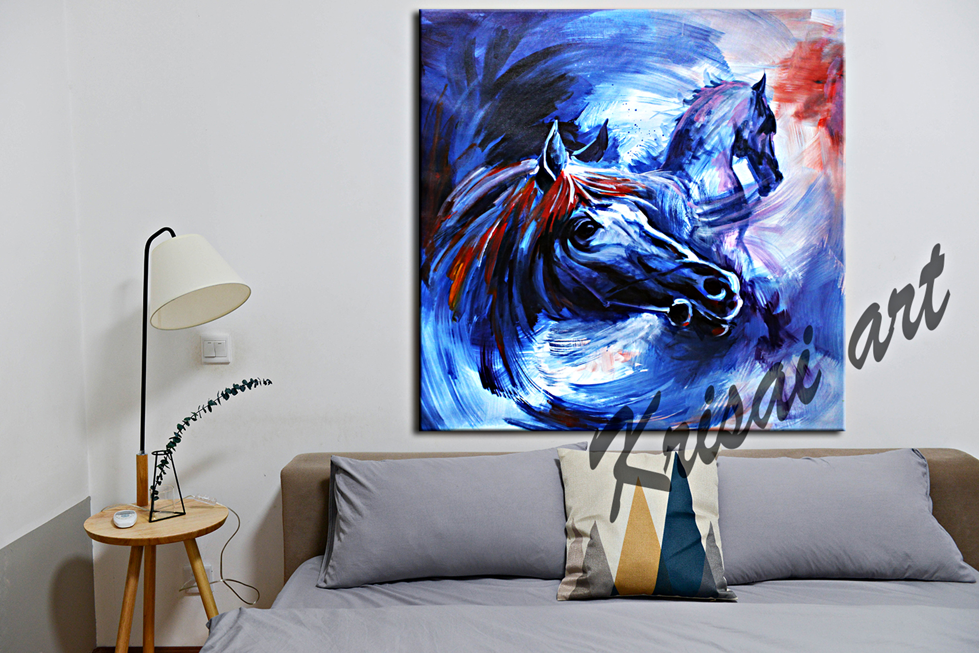 The World of Horses Canvas Painting