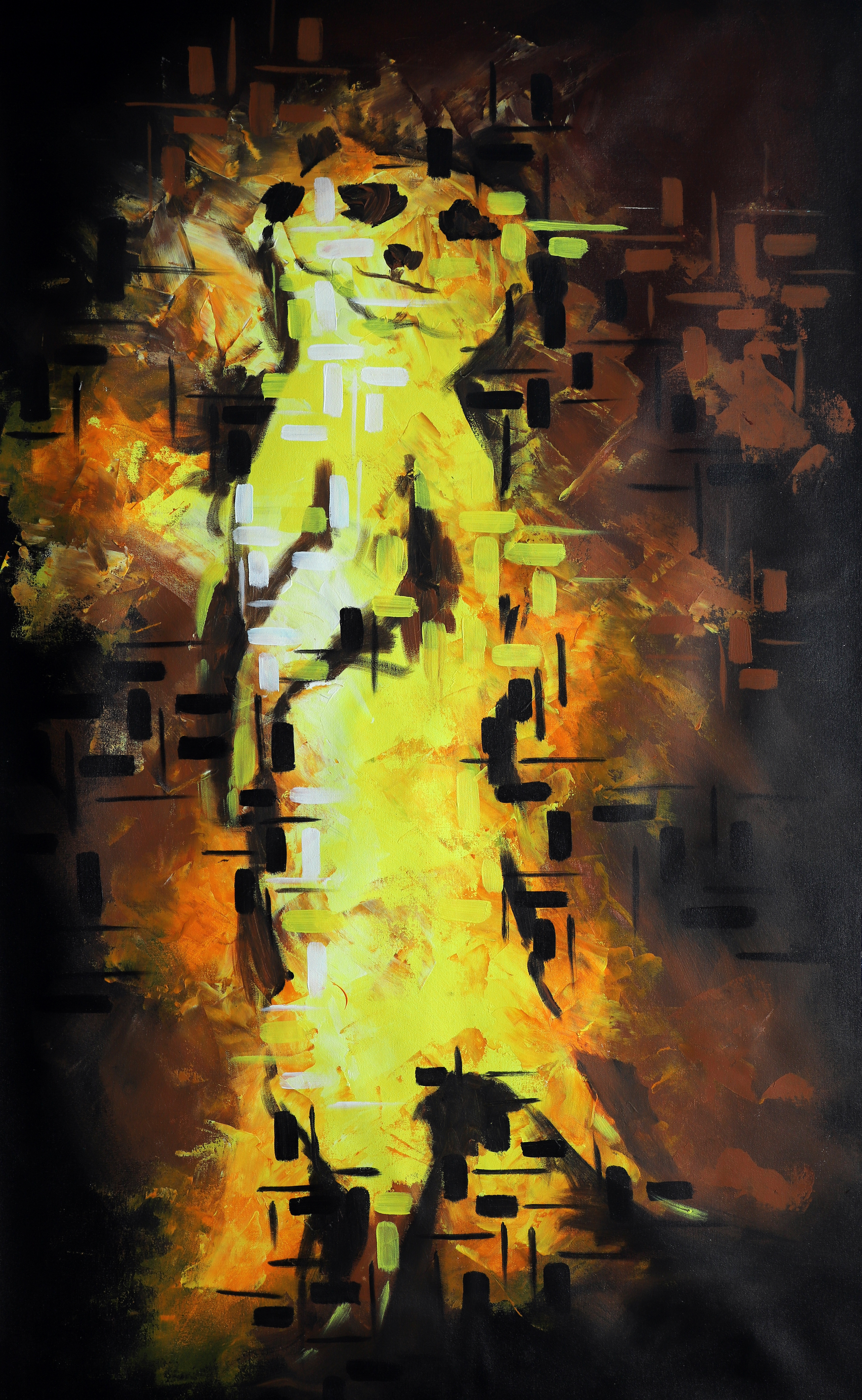 Mysterious Meerkat Abstract Art