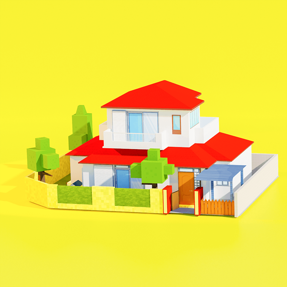 Shinchan’s Paper House 3D DIY Craft – Build & Play Model