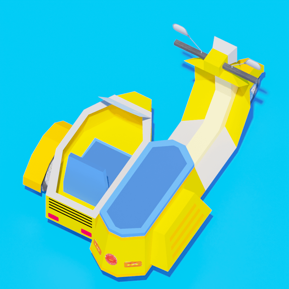 Sakharam Scooter Paper Model – Printable DIY Craft PDF (Inspired by TMKOC Style)