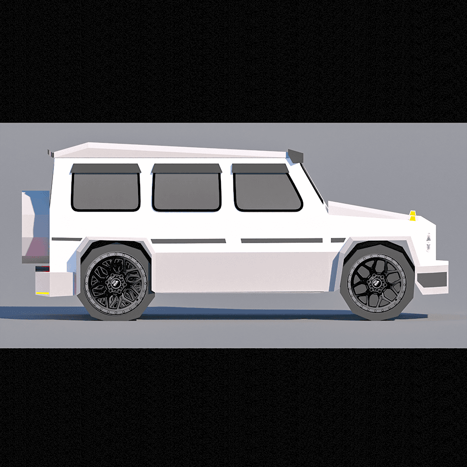 G-Wagon Paper Model – Printable DIY Craft PDF 
