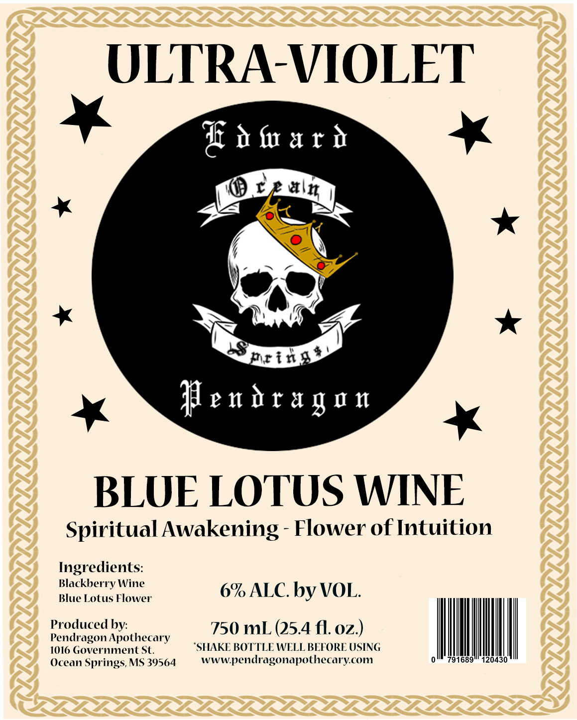 Edward Pendragon - Blue Lotus Wine