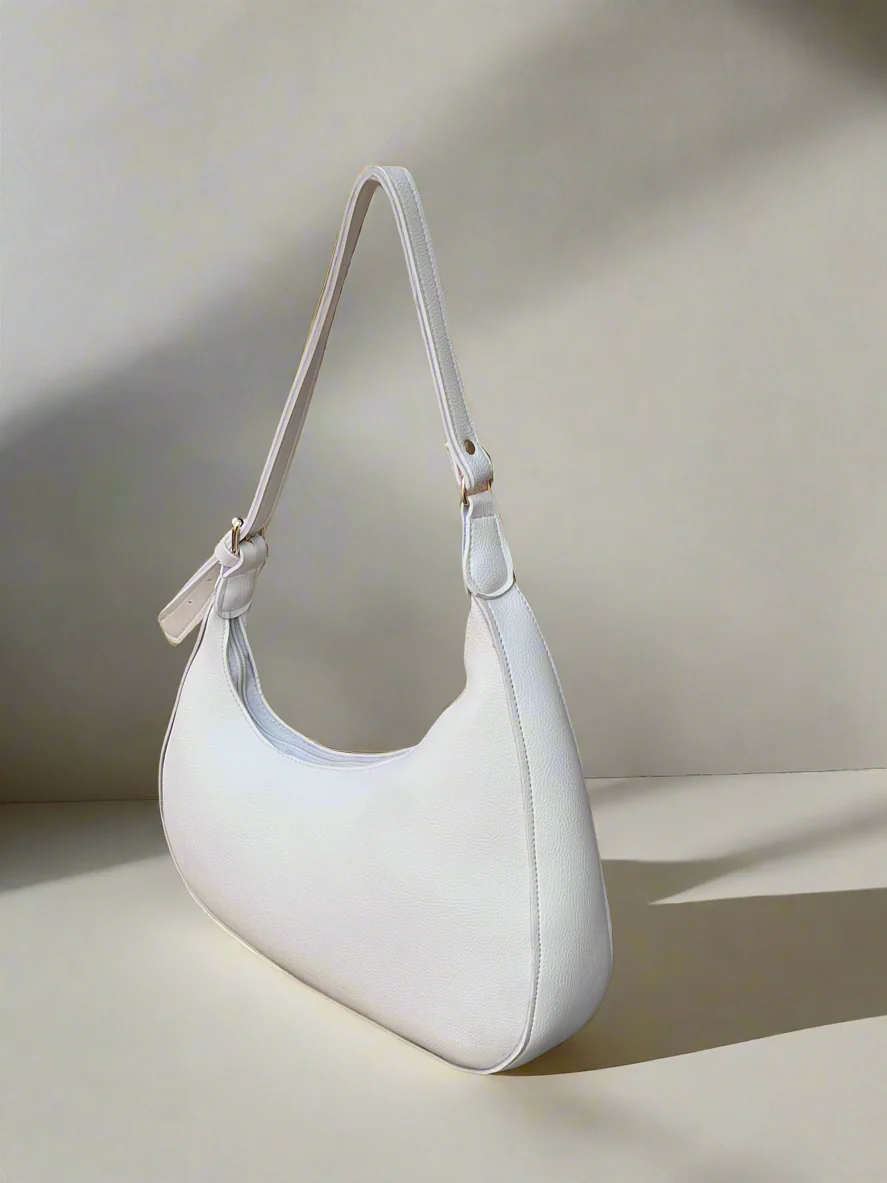 Luna Asymmetric Bag “White”