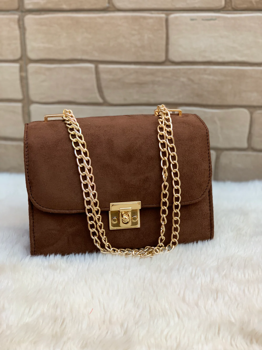 Alcan Chic Crossbody Bag “Russet Brown”