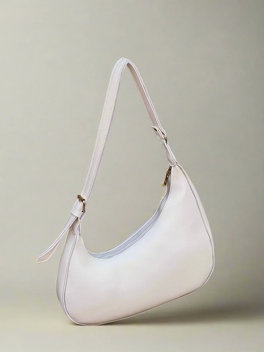 Luna Asymmetric Bag “White”