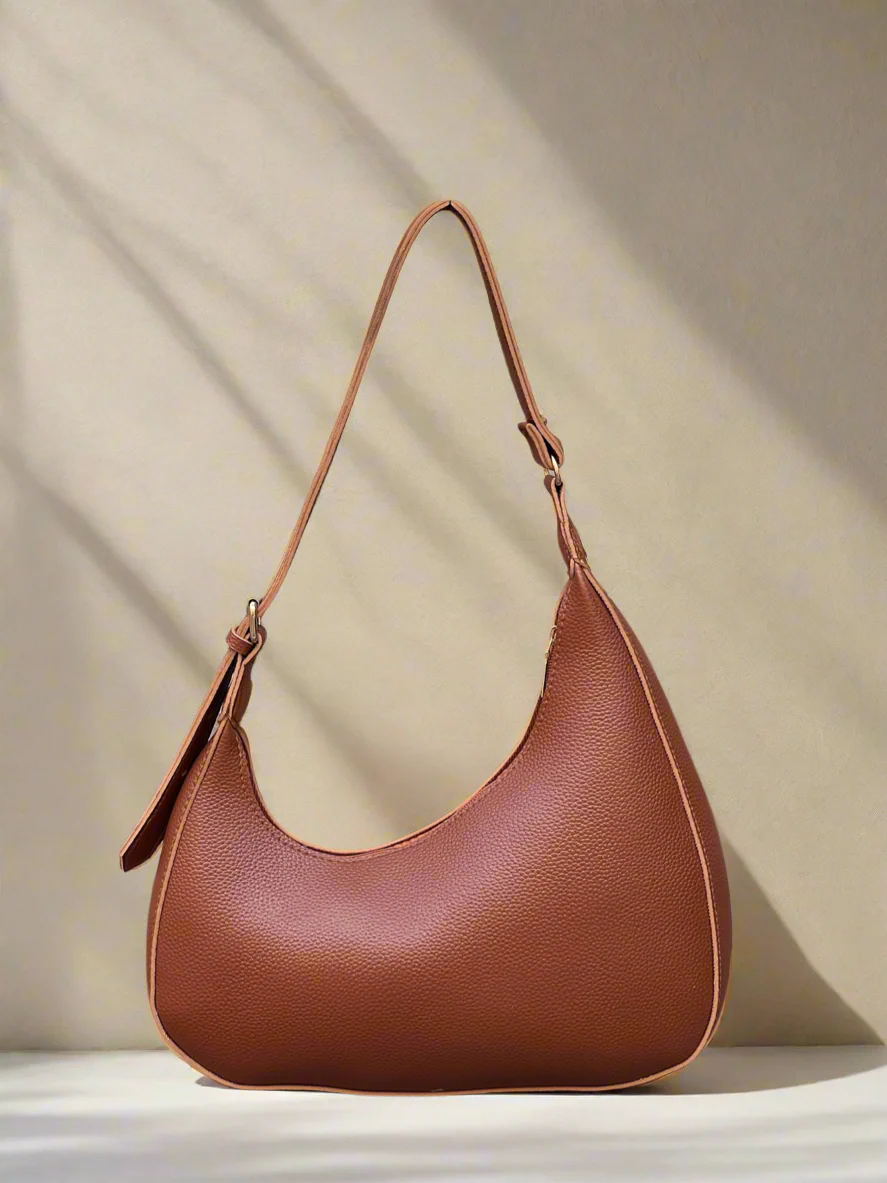 Luna Asymmetric Bag “Brown”