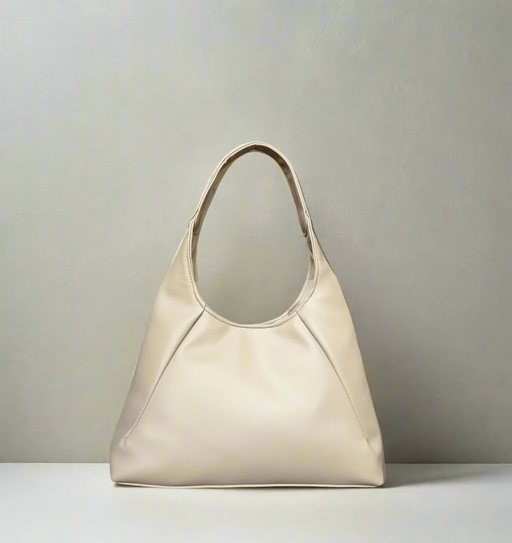 Berlin Satchel Tote “Beige”