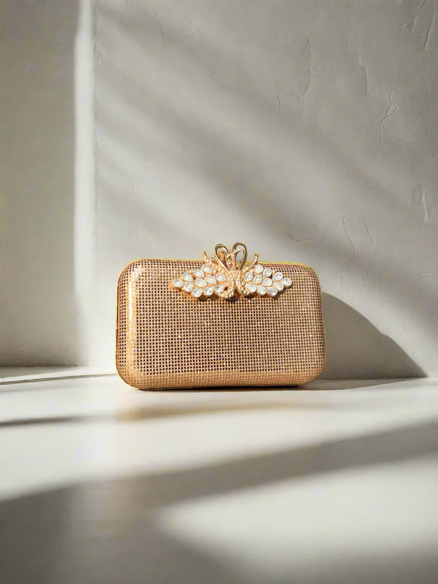 Captivating Peacock Clutch