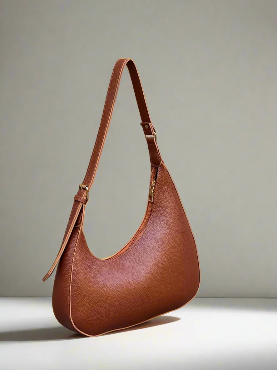 Luna Asymmetric Bag “Brown”