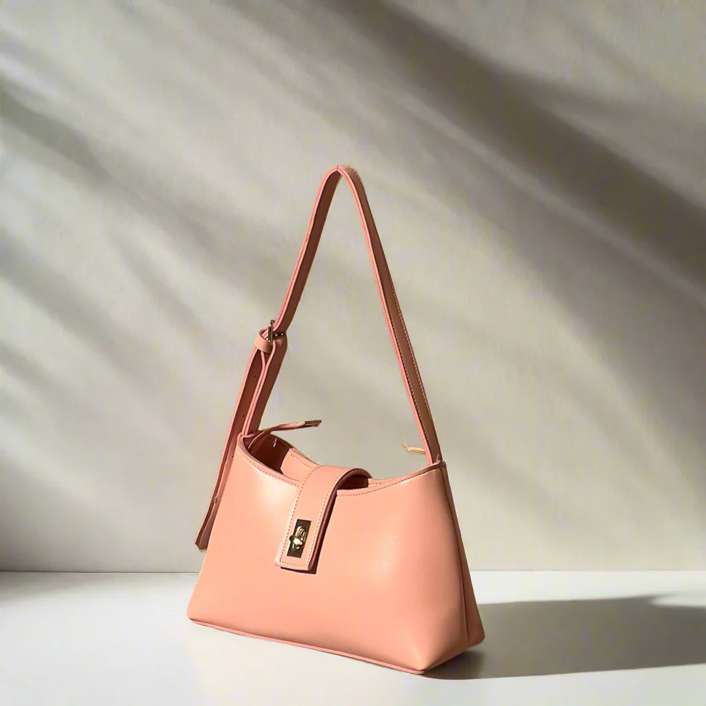 Casual Chic Saddle Bag “Pink”