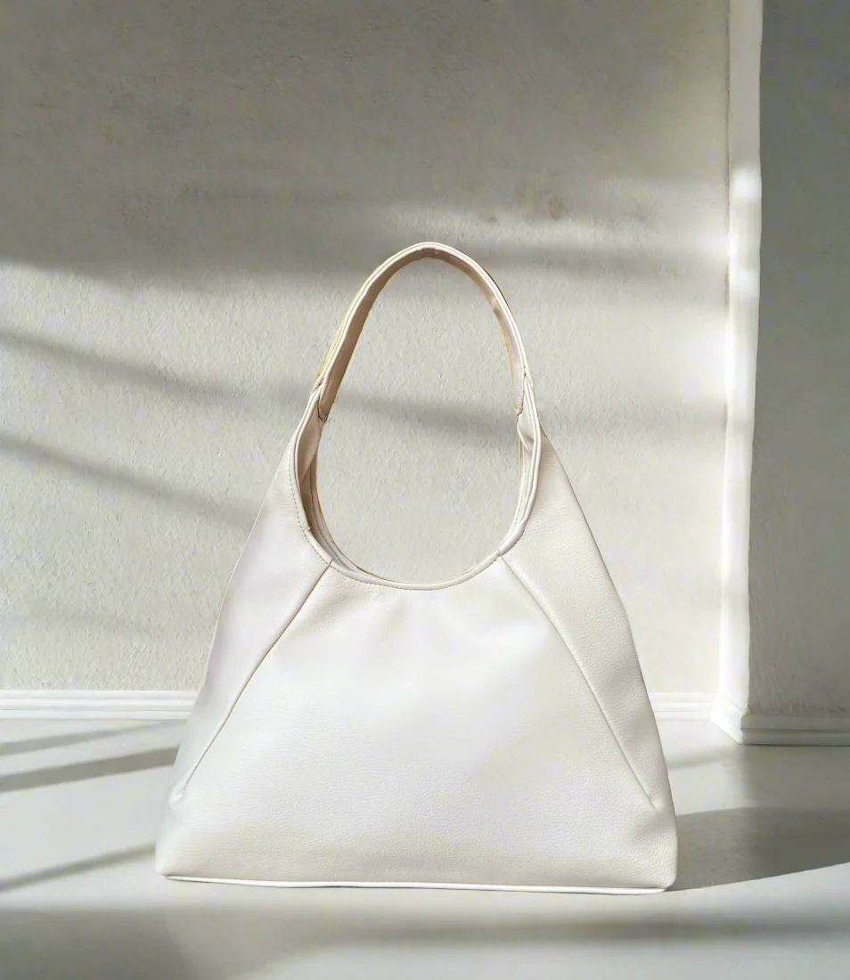 Berlin Satchel Tote “White”