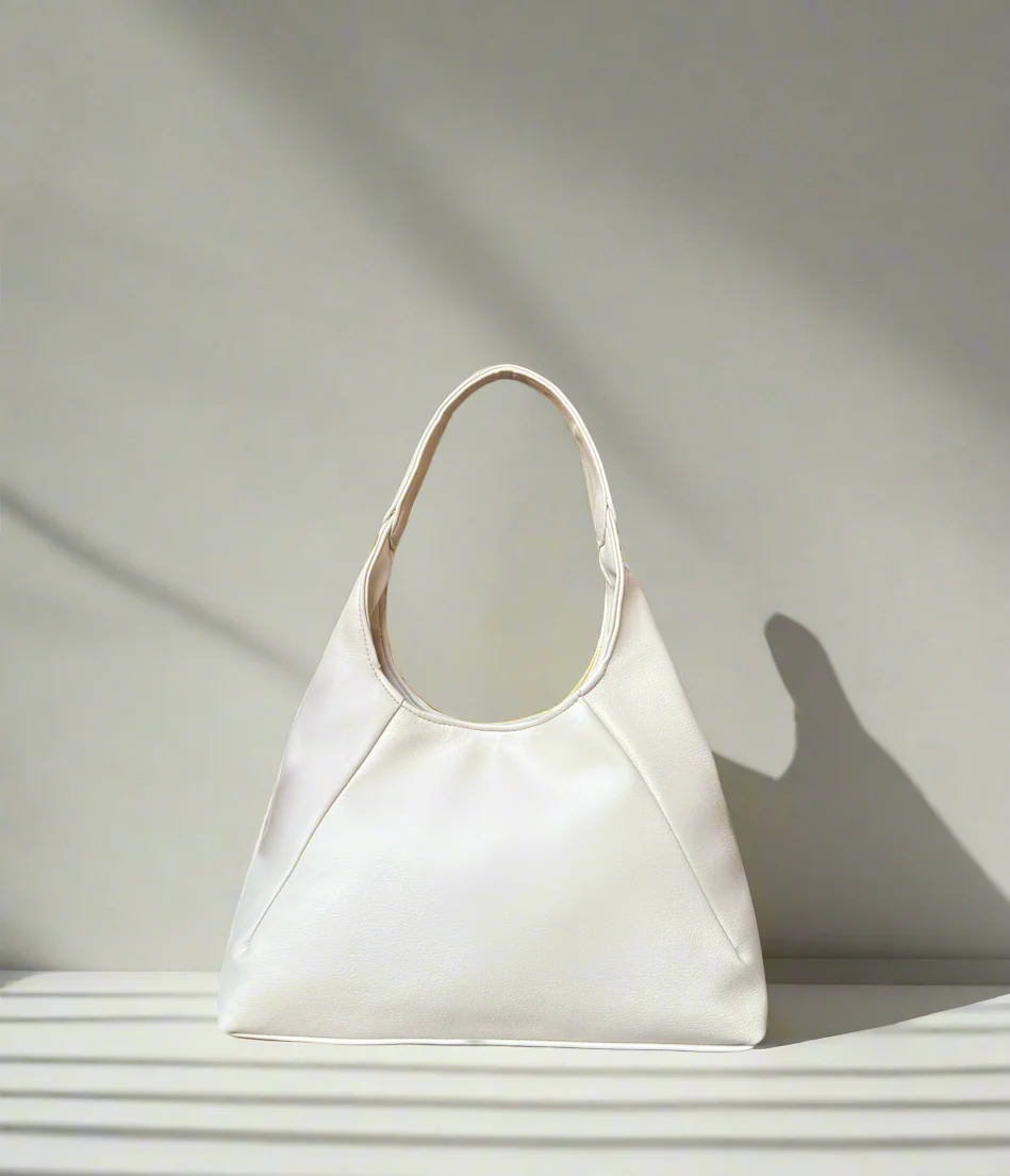 Berlin Satchel Tote “White”