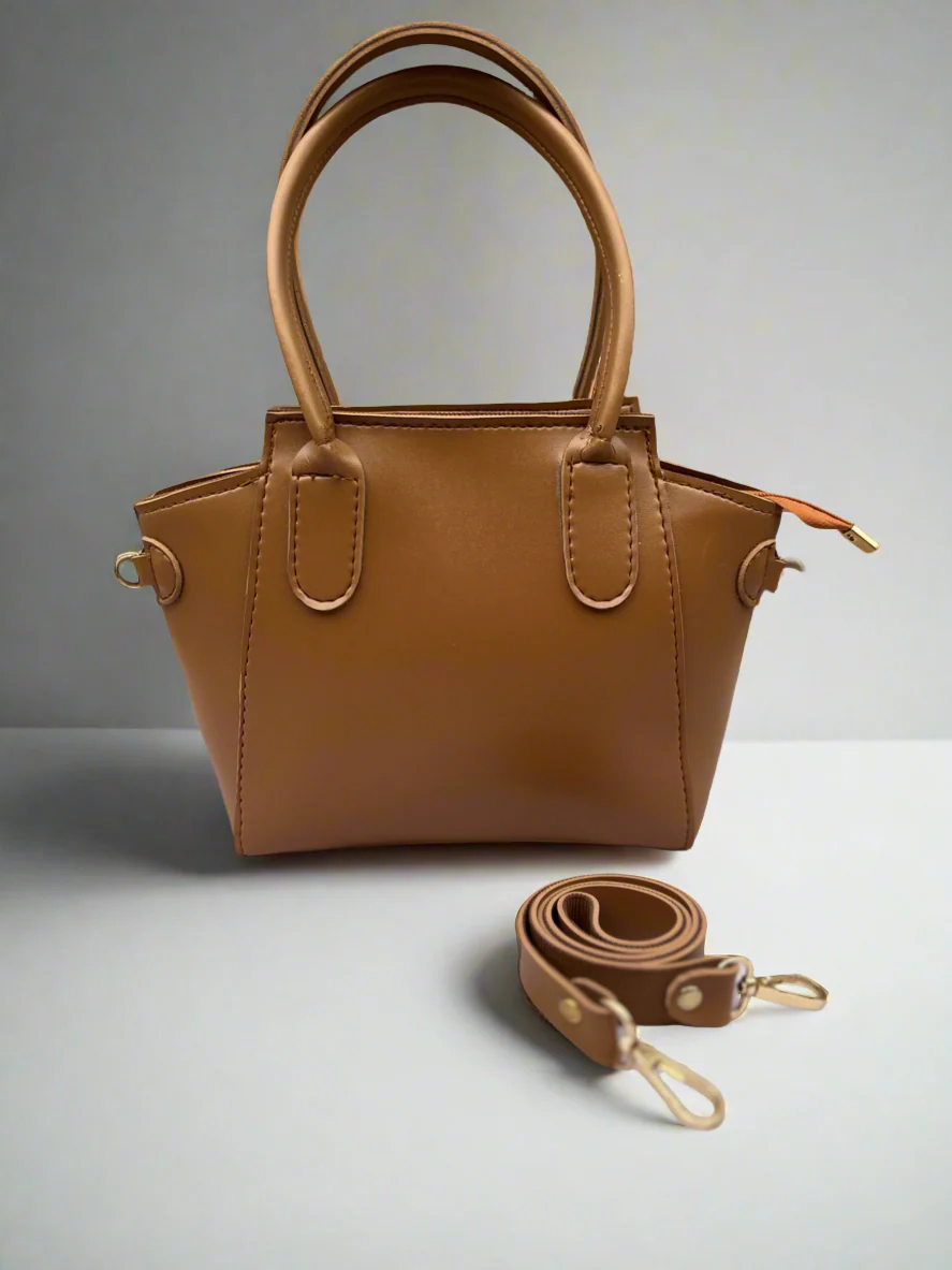Petite Satchel Purse “Tawny Brown”  1 review